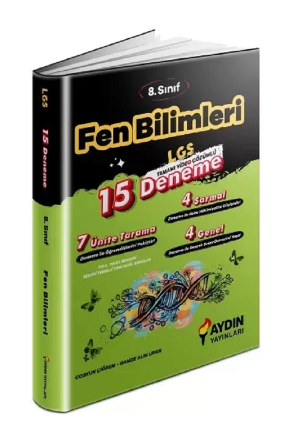 Evrensel İletişim Yayınları 8.Sınıf LGS Aydın Yay. Fen Bilimleri 15'Li Deneme / 7 Ünite Tarama - 4 Sarmal - 4 Genel Deneme