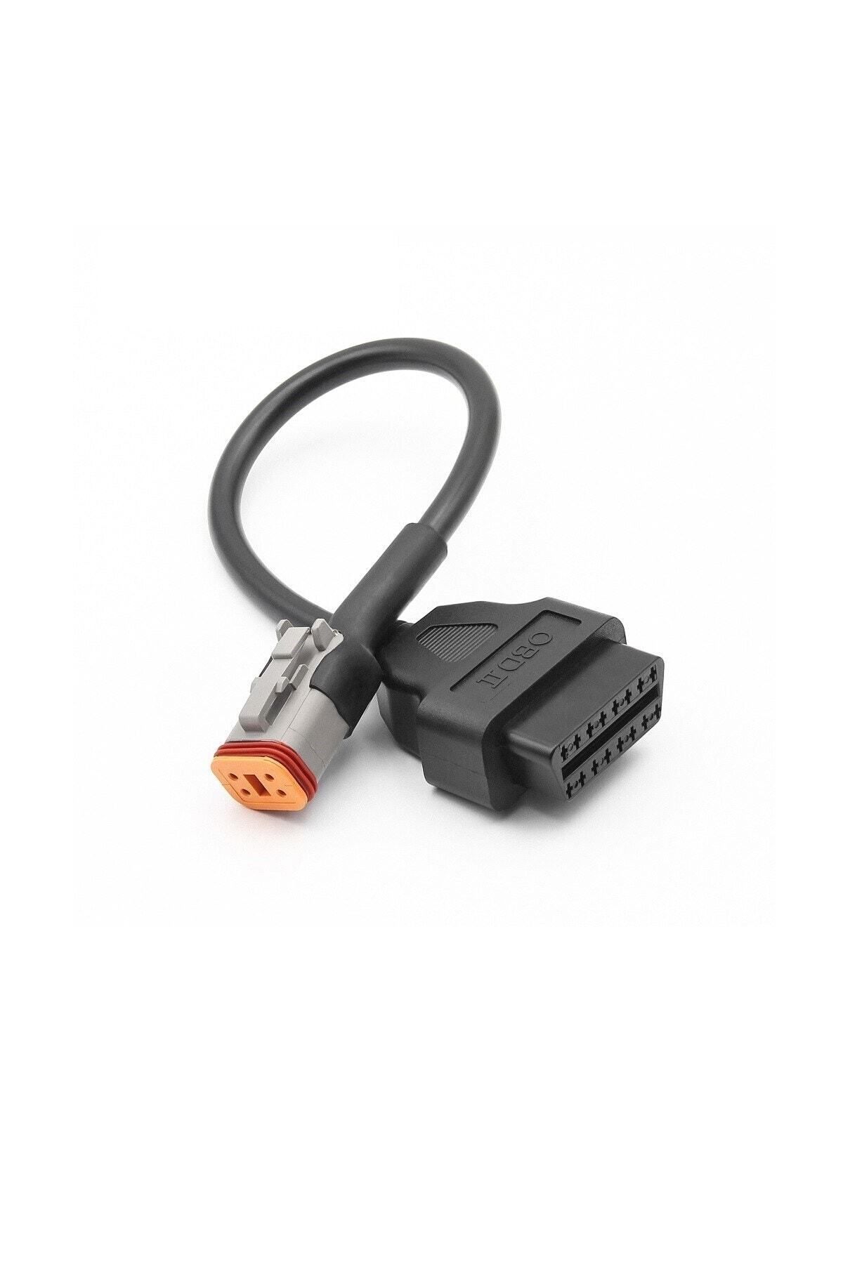 vgate icar Harley Marka Motosikletler İçin 4 Pin - Obd-II Dönüştürücü Kablo