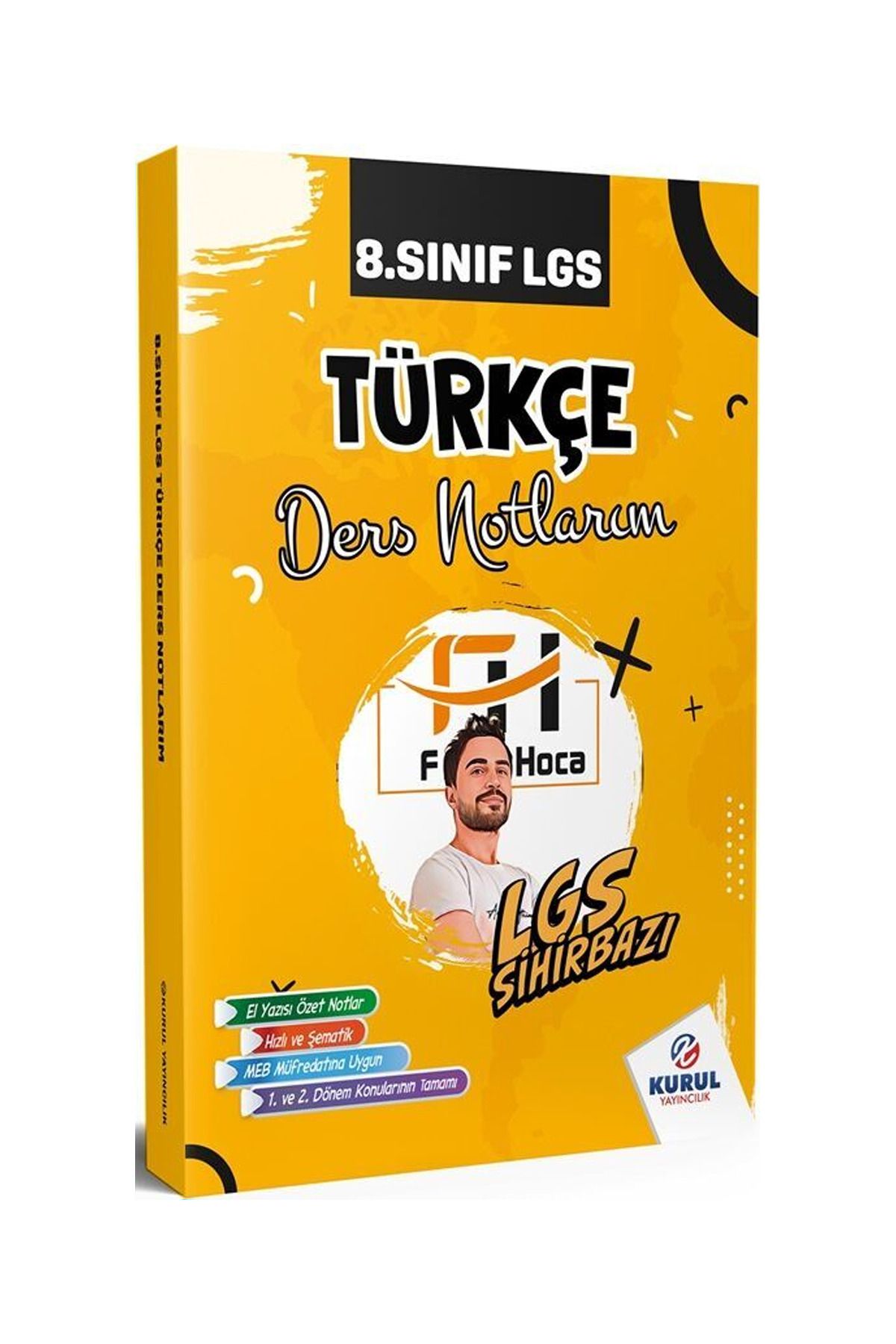 Kurul Yayıncılık KURUL - LGS SİHİRBAZI 8.SINIF TÜRKÇE DERS NOTLARIM 2025