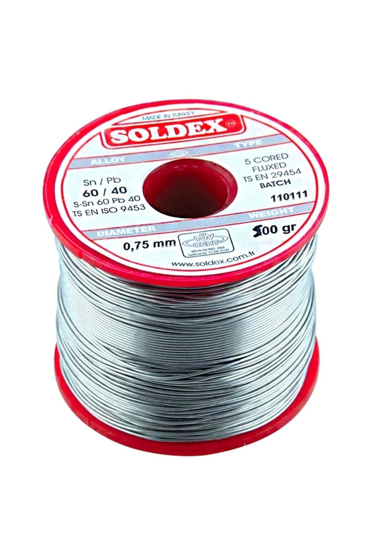 Moon 500 Gr Lehim 0,75 Mm İnce Soldex Sn60 Pb40