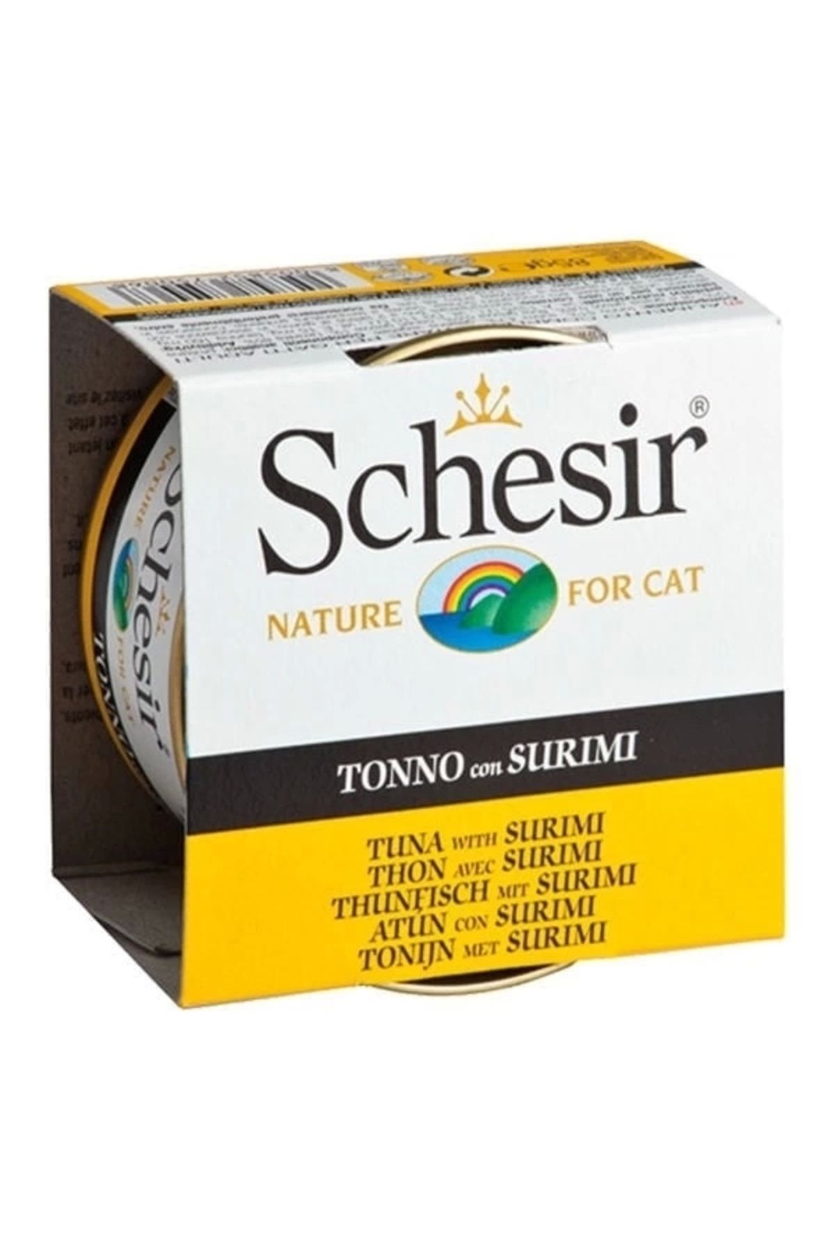 thebestnzm Schesir Ton Balık ve Surimi Jöleli Konserve Kedi Maması 85 Gr
