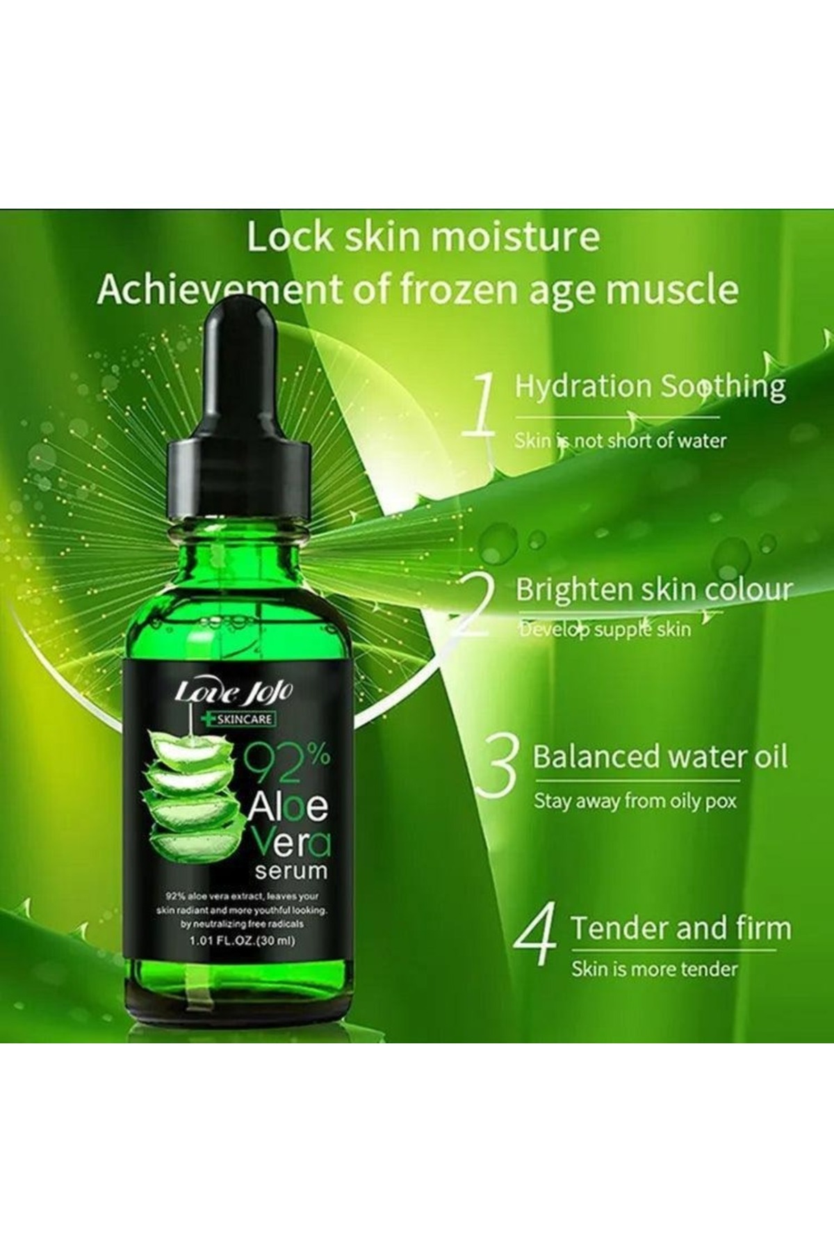 LOVE JOJO Aloe Vera Skin Care Serum  30ml | Hydrating & Soothing Face  Serum- Trendyol