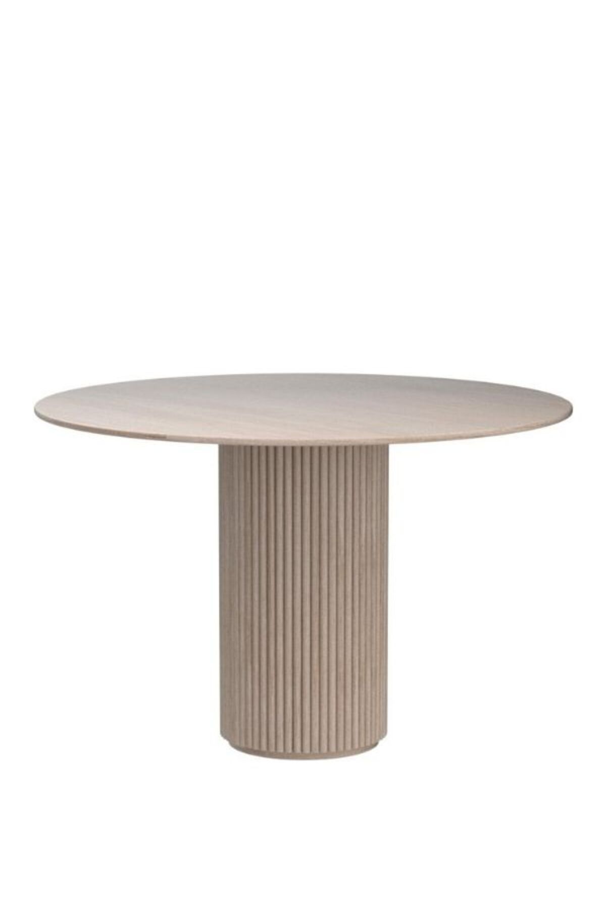 Gazzini Furniture Breeze Yuvarlak Ahşap Bohem Masa 90x90