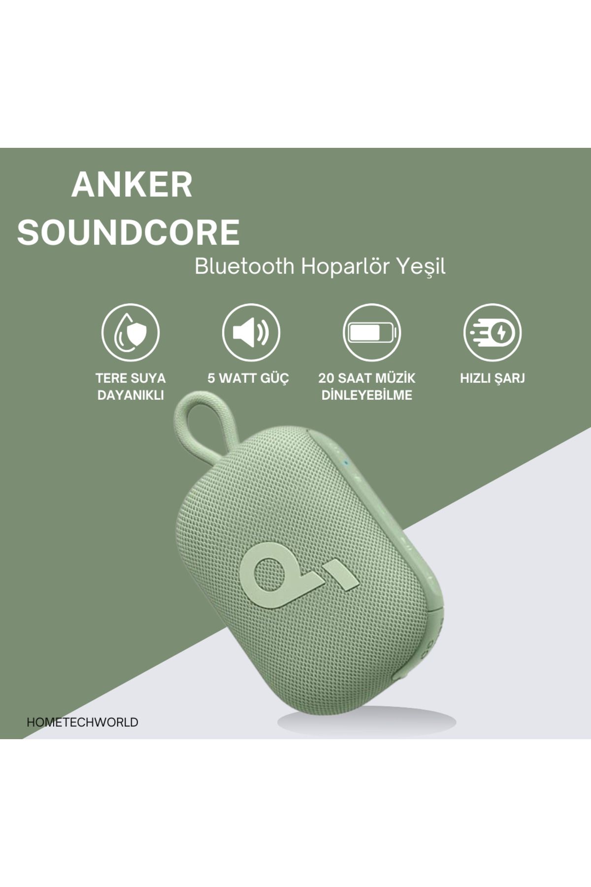Anker Soundcore Bluetooth Hoparlör Yeşil