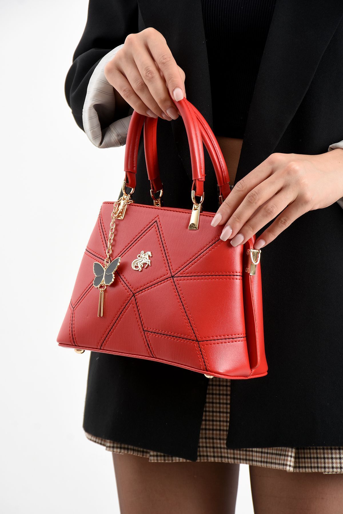 STYLE BAGS Stylebags Kelebek Kadın Omuz Ve Çarpraz Çantası 17x24 ebatında