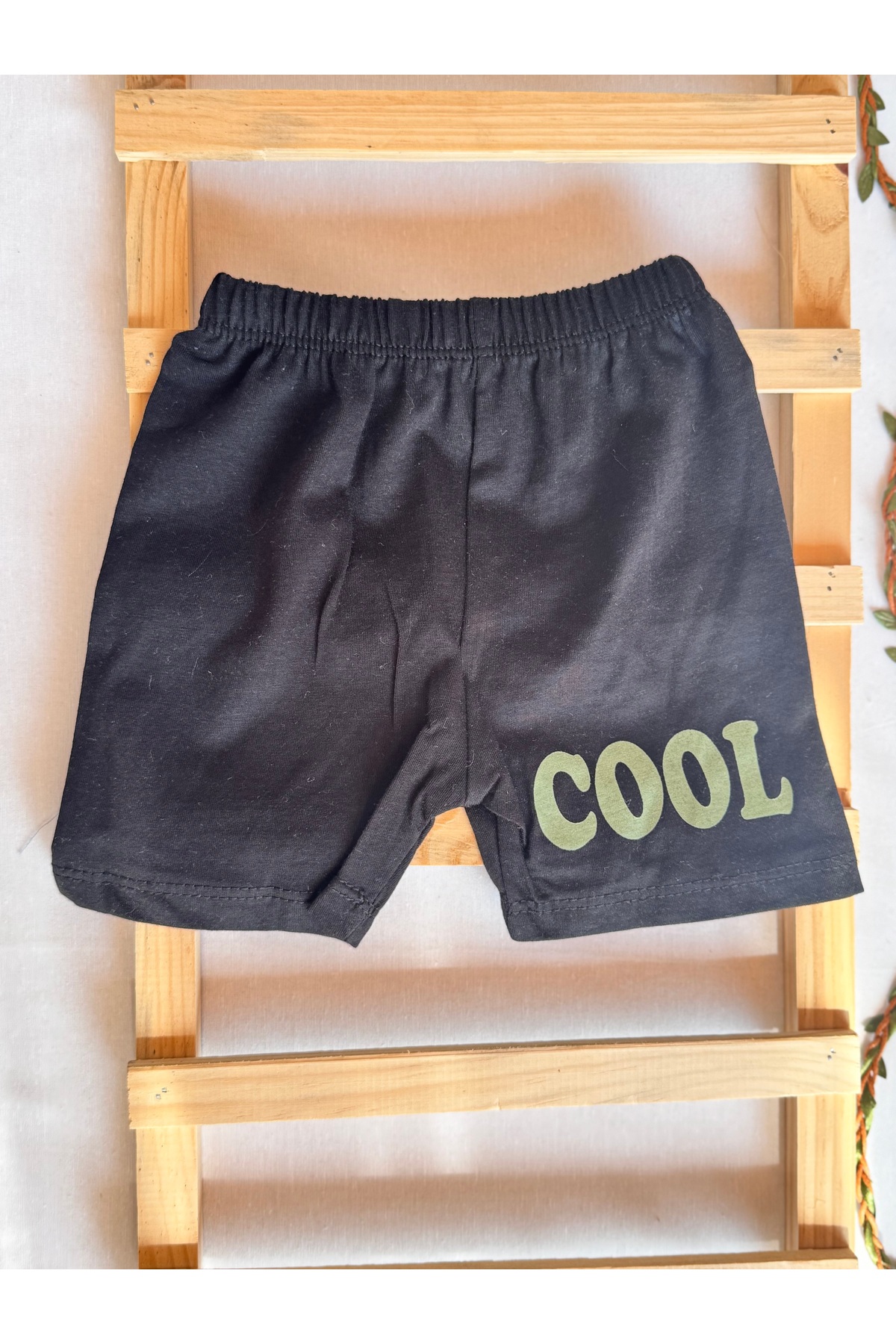 KapsülBebek %100 Organik Pamuk Yazlık Erkek Bebek Takımı – COOL Baskılı Atlet Şort 2’li Set, Modern Stil fotoğrafı 4 (önizleme)