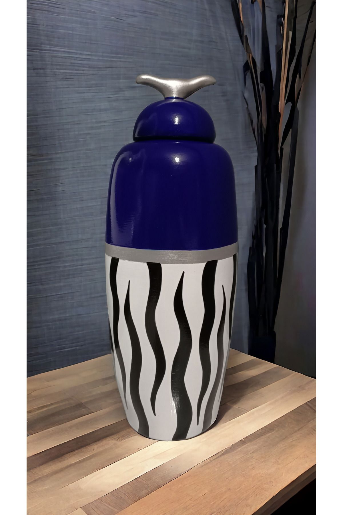 VERA HOME DECOR Seramik , El boyaması Dekoratif Vazo, Şah küp