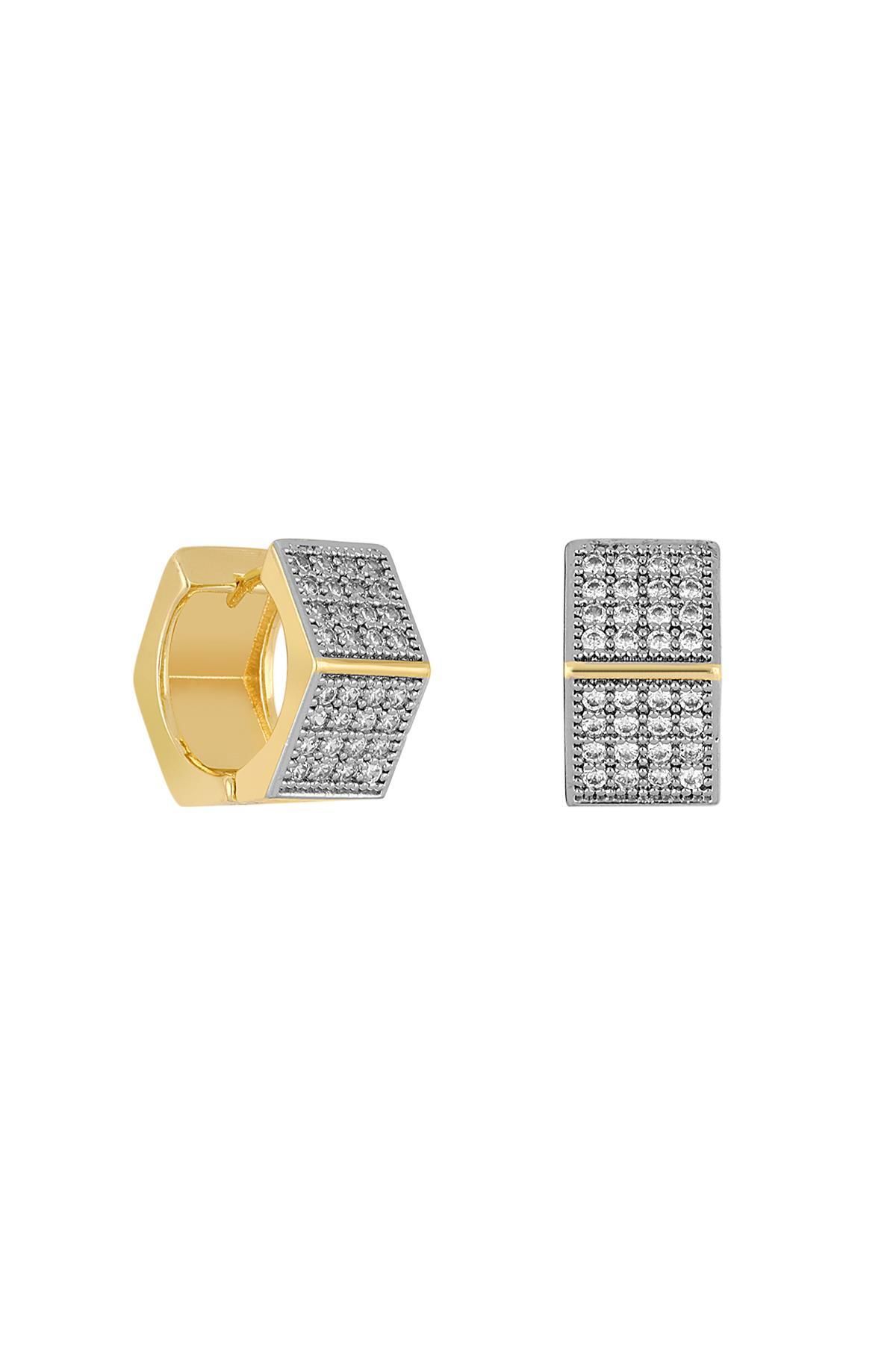 cacharel classic 14K Altın Kaplama Çelik Küpe