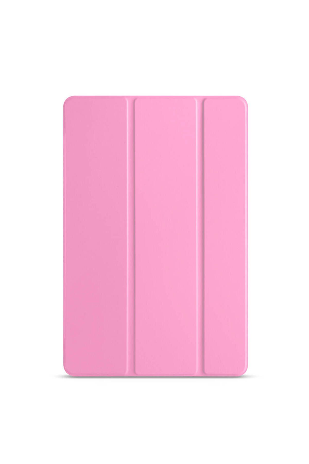 Vexor Galaxy Tab A8 10.5 SM-X200 (2021) Uyumlu UCY Smart Cover Standlı 1-1 Kılıf-Pembe