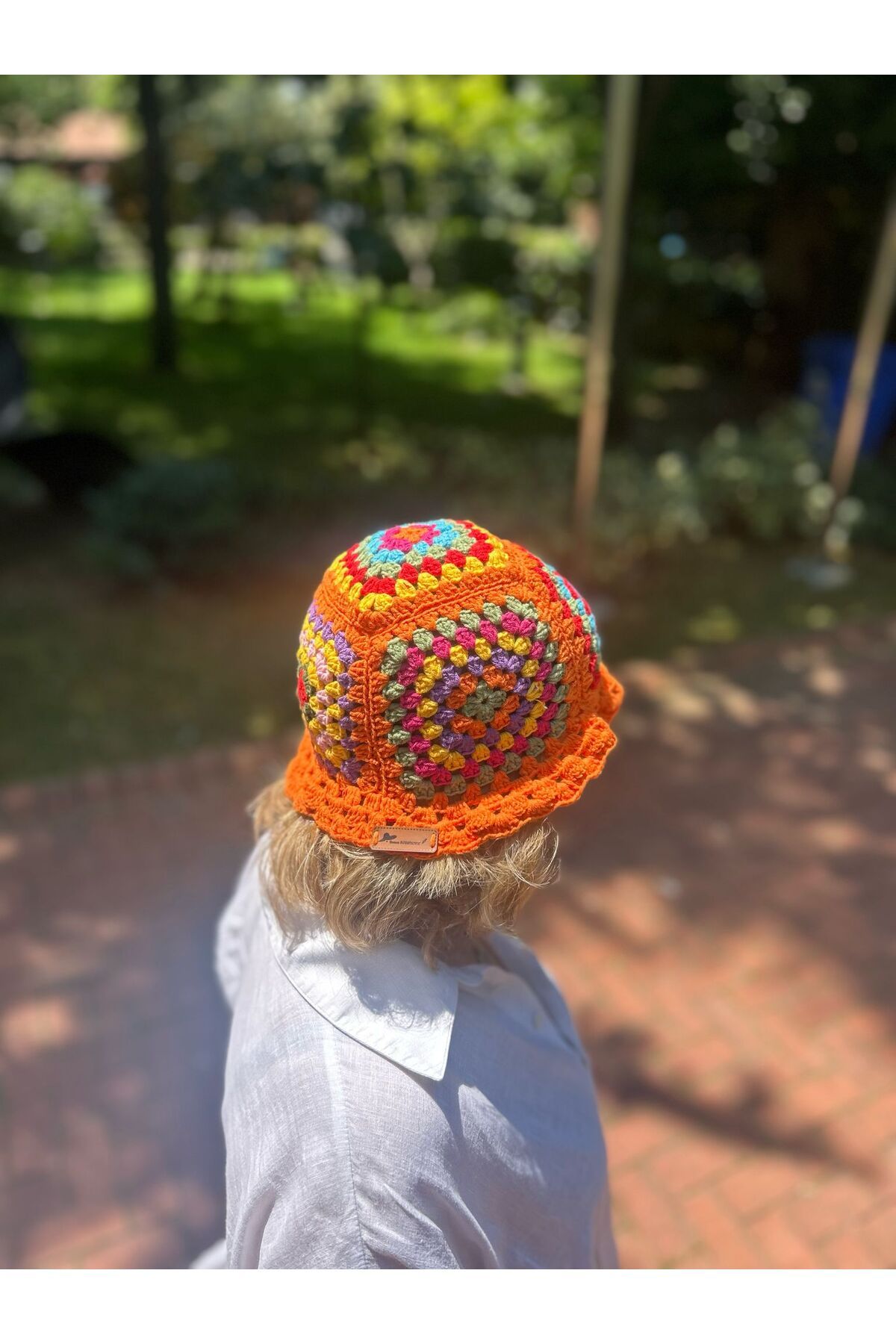Donna Sorridente Bucket Motif Şapka