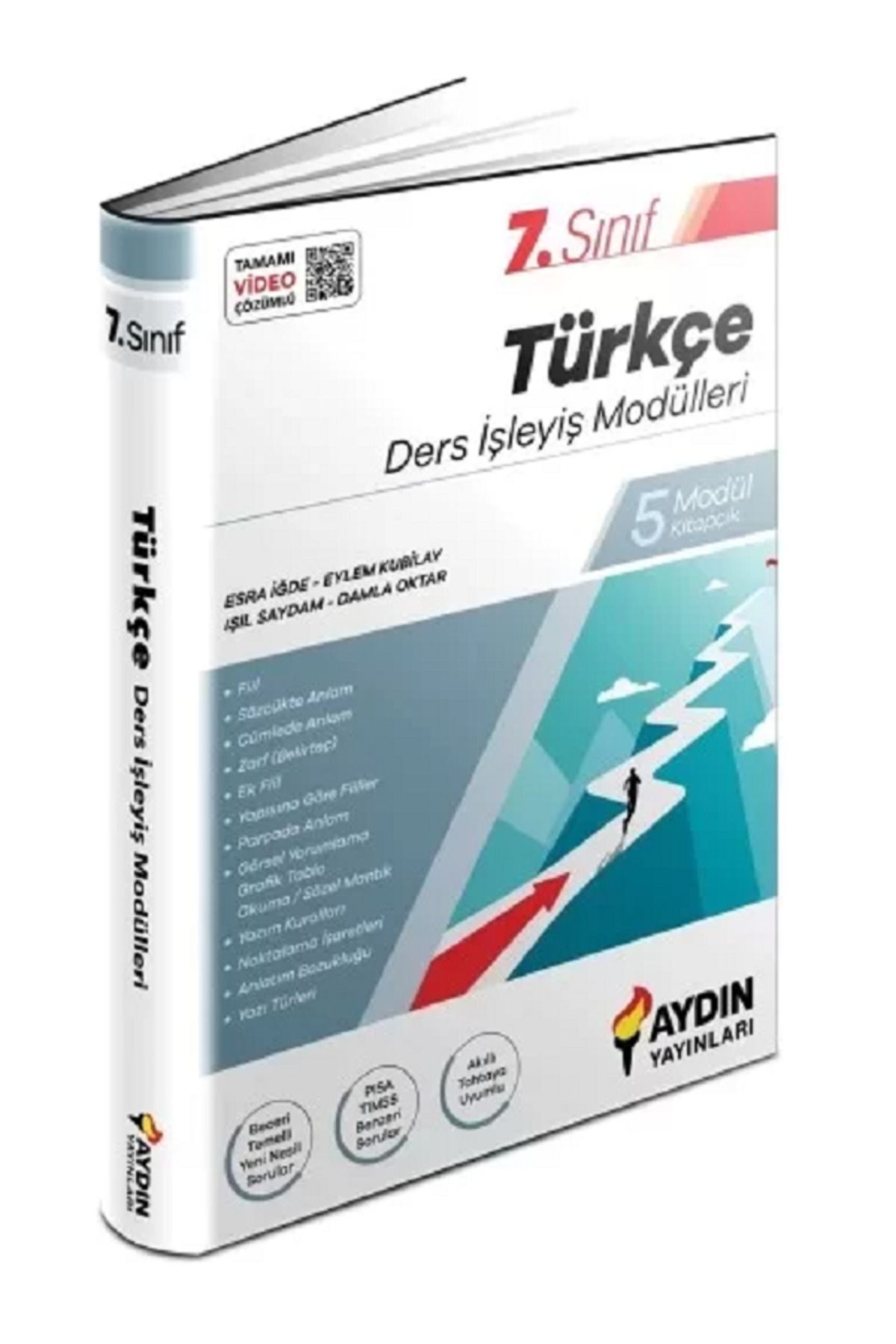 Evrensel İletişim Yayınları 7.Sınıf LGS Aydın Yay. TÜRKÇE Ders İşleyiş Modülleri / 5 Modül / Tamamı Video Çözümlü