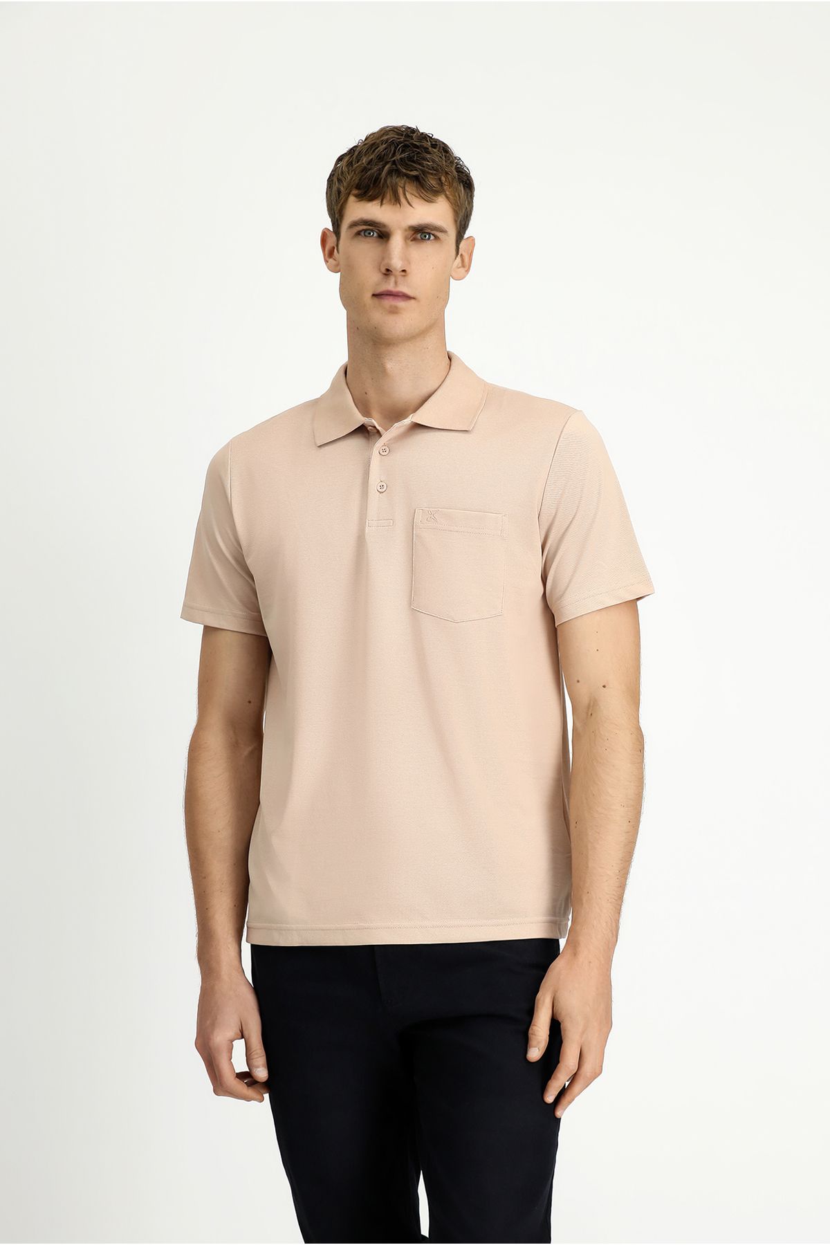 POLO CLUB Regular Fit Pamuklu Nakışlı Polo Yaka Tişört