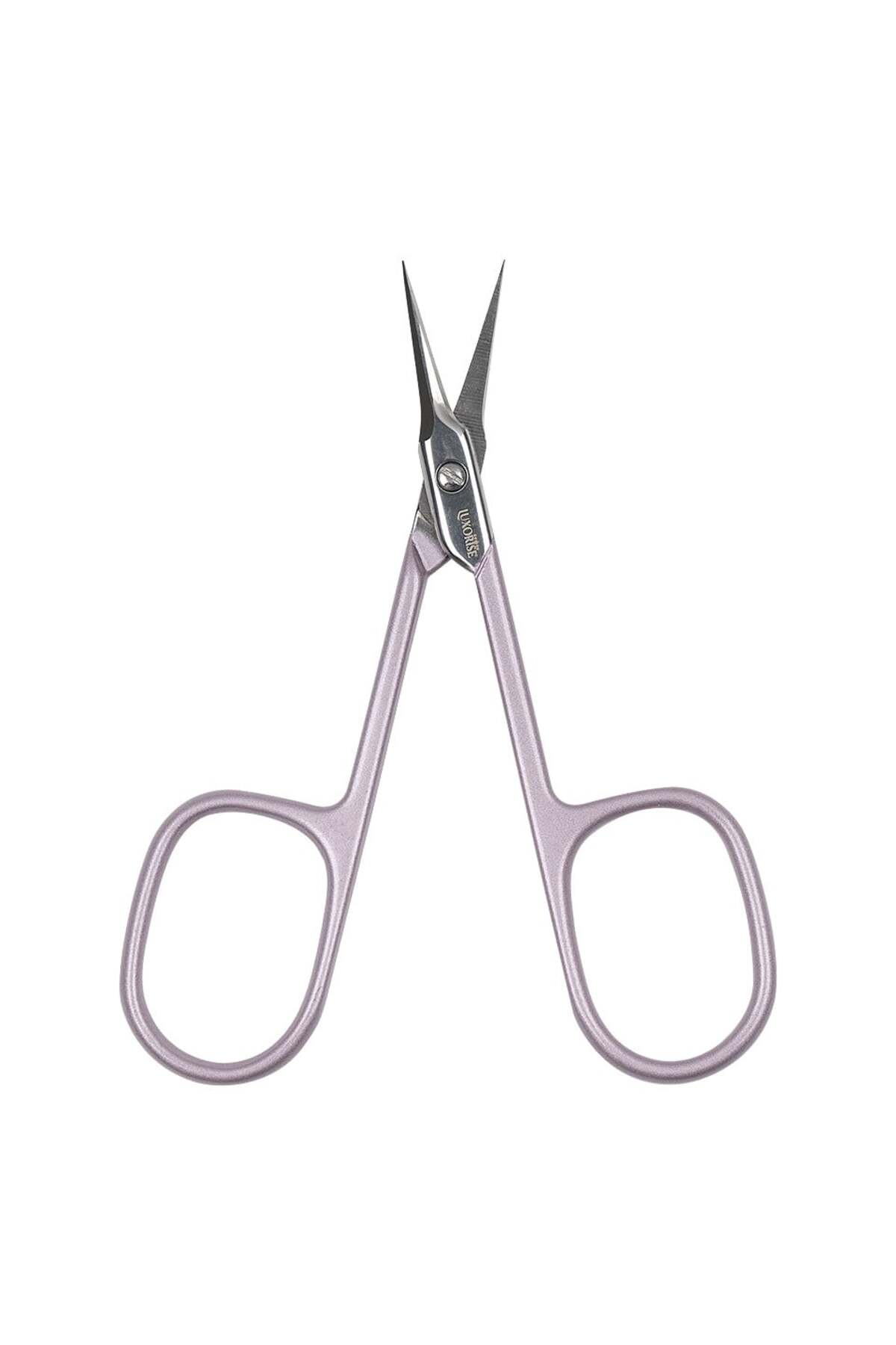 LUXORISE Foarfecă profesională pentru cuticule, extra ascuțită, auriu roz