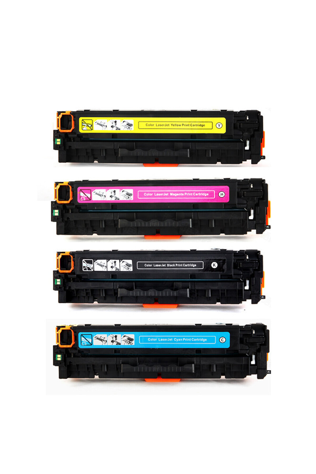 Perfection HP Uyumlu 203A CF540-CF541-CF542-CF543 Sıfır Muadil Renkli Toner Takım