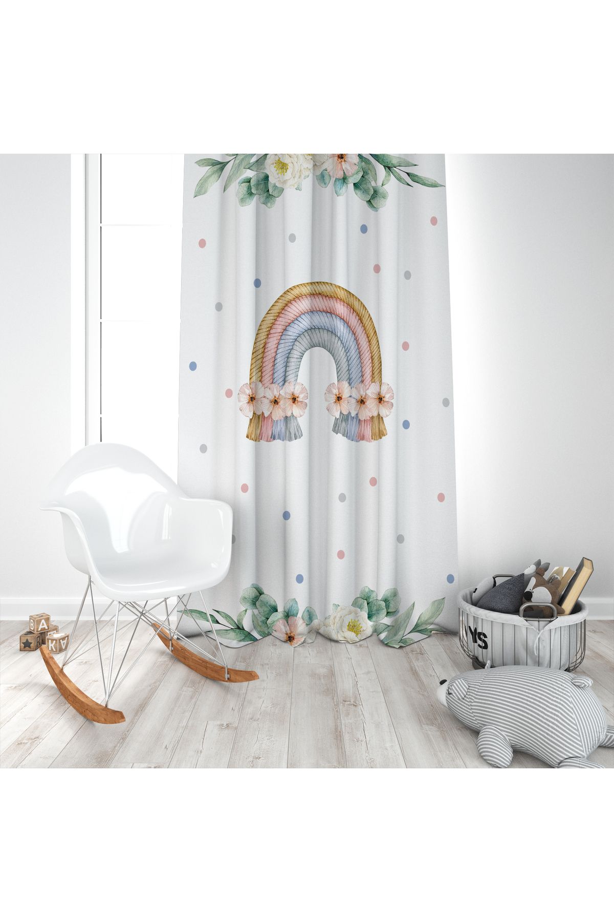 EVSEHOMES KALPLİ KUROMİ TEK KANAT FON PERDE