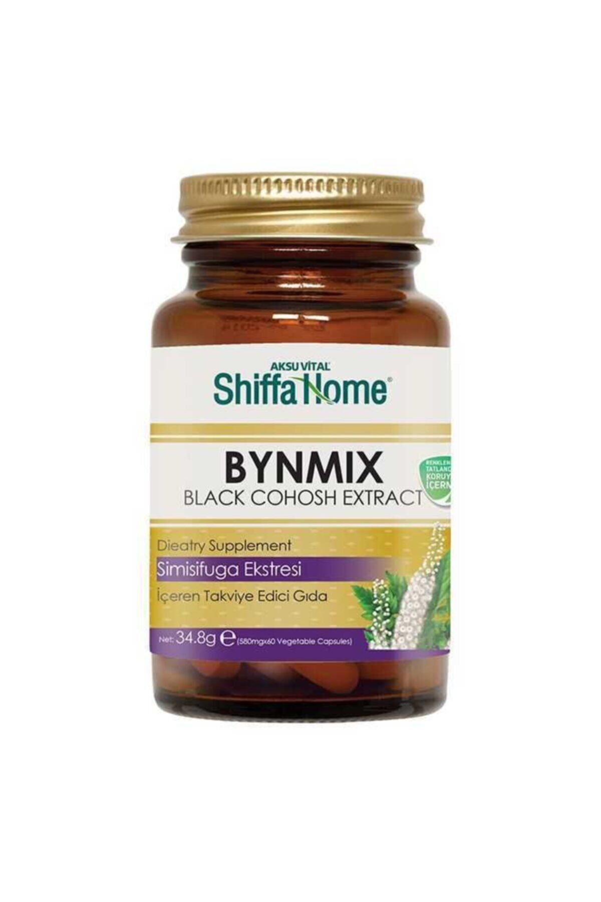 Shiffa Home Aksu Vital Bynmix Simisifuga Ekstresi Kapsül 580 mg 60 Kapsül Karayılan Kökü,fare Otu