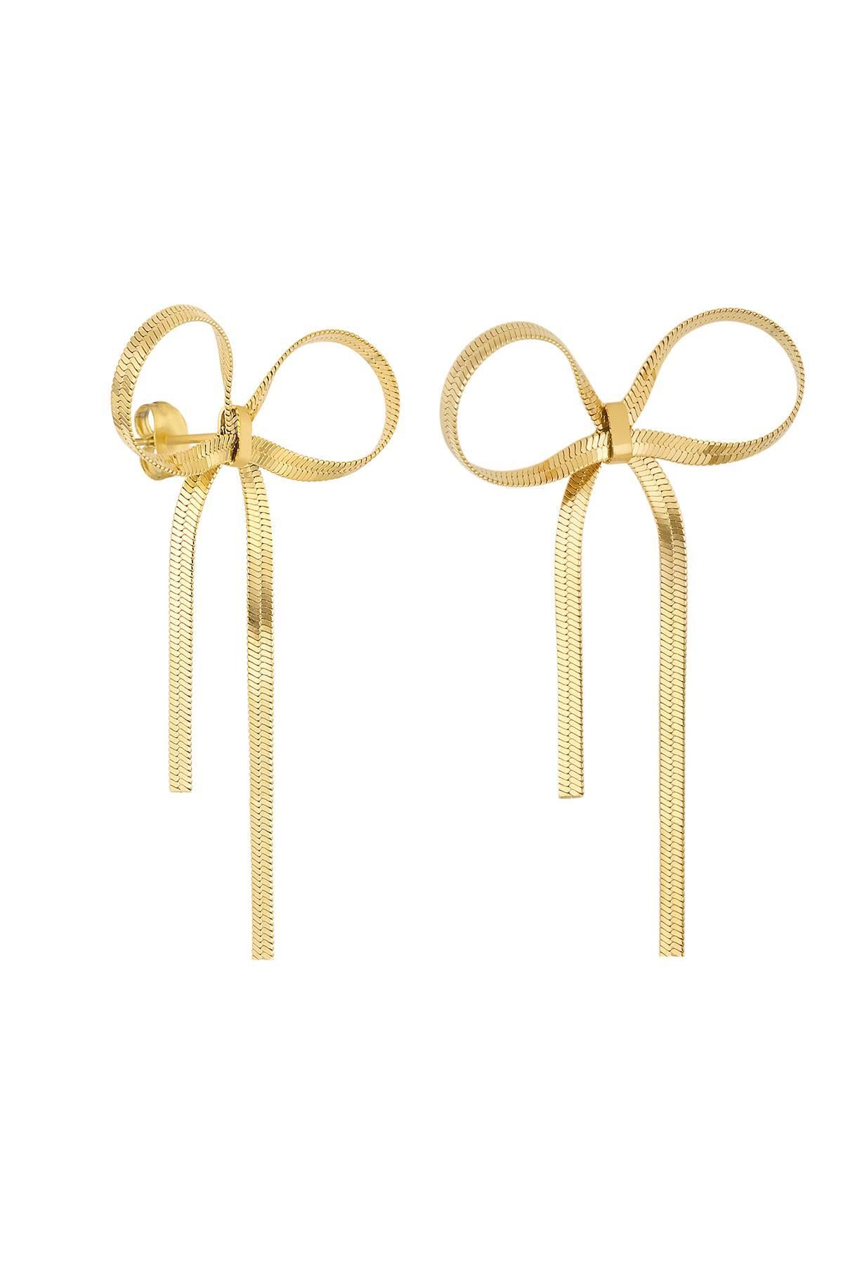 cacharel classic 14K Altın Kaplama Çelik Küpe