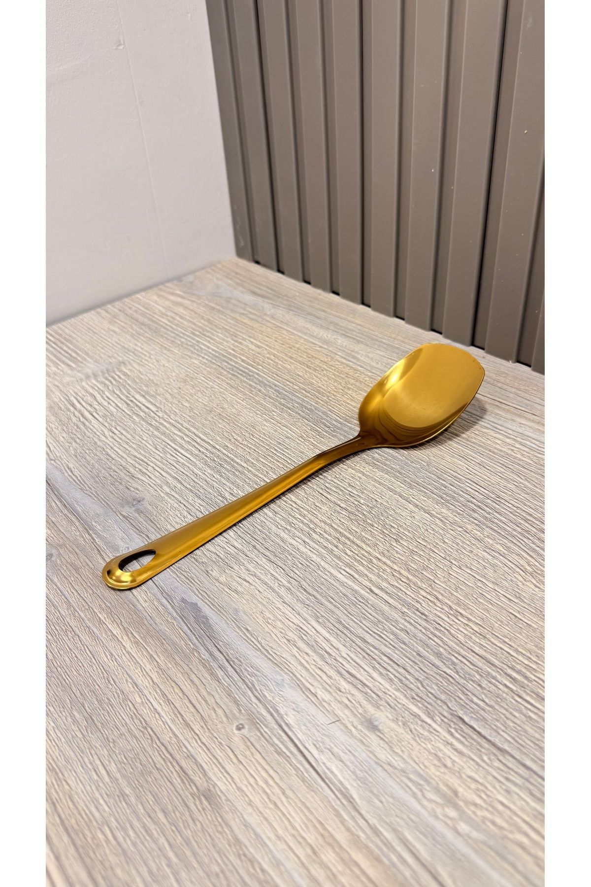 Snow Homs Gold Paslanmaz Çelik 21 Cm Gold Spatula 1 Adet Çok Amaçlı