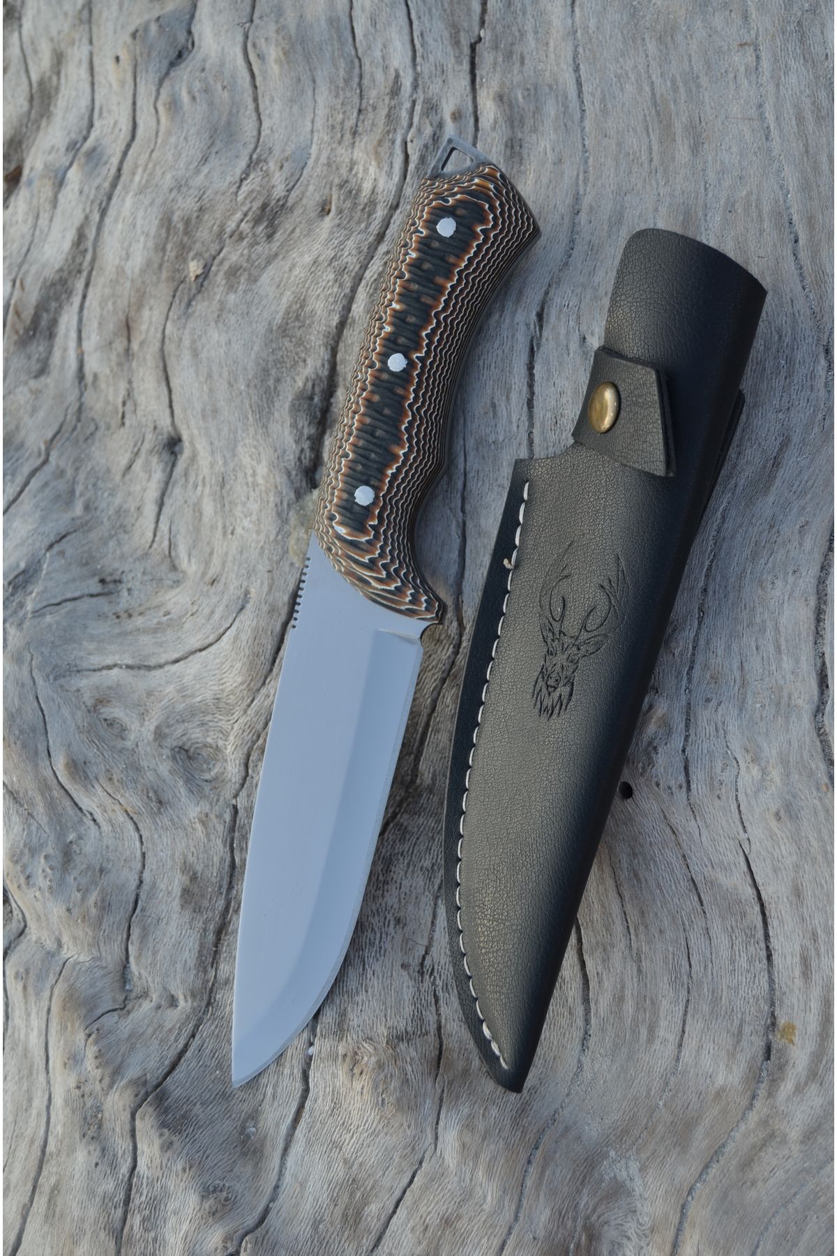 BIÇAK DOĞADA Kılıf Dahil Outdoor Hayatta Kalma Bıçağı-Kılıflı BushCraft Kamp Bıçağı-Kişiselleşirilebilir