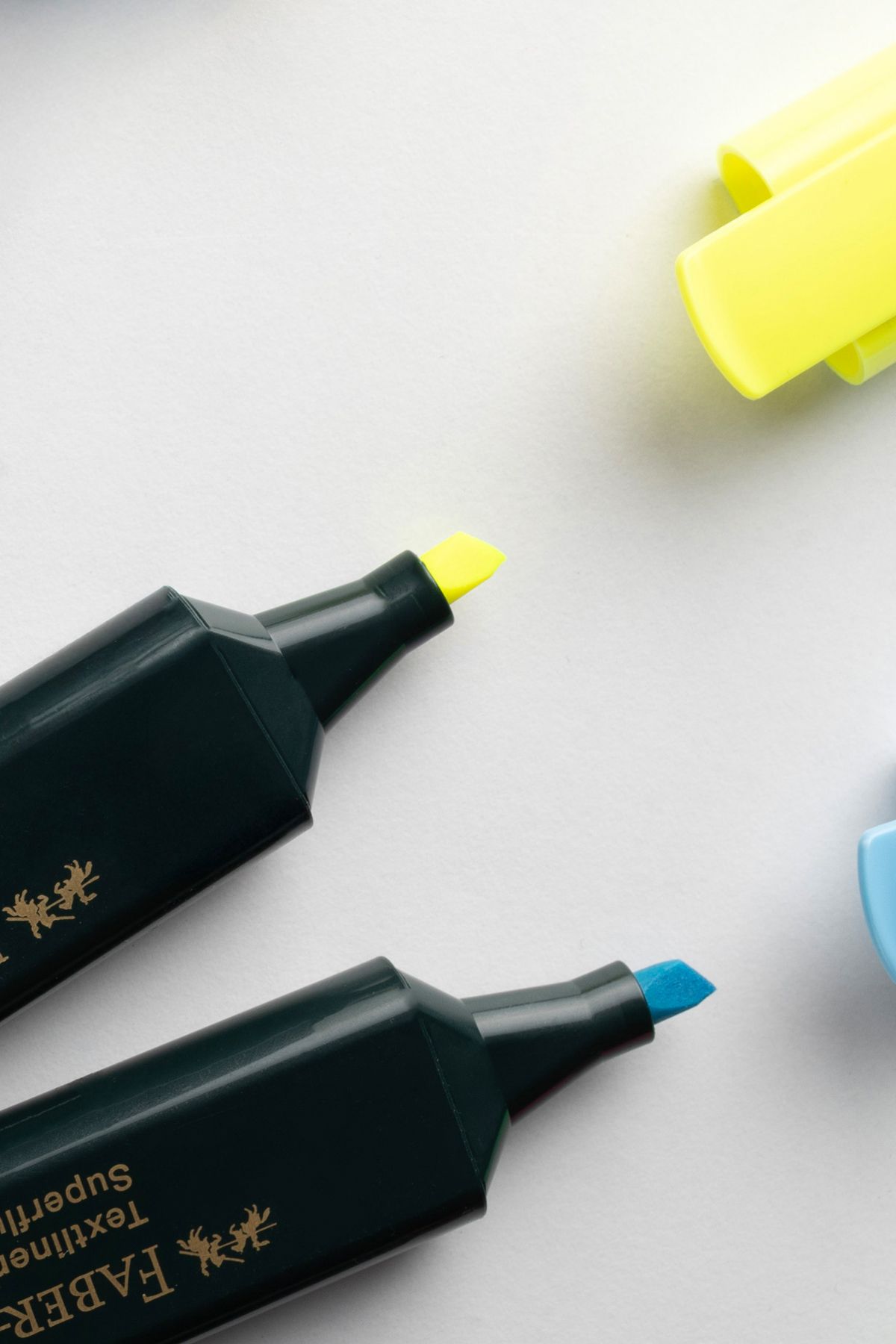 Faber Castell-Highlighter Set 8Pcs Water Based Ink Cut Tip 3 Different Line Thicknesses Refillable 5