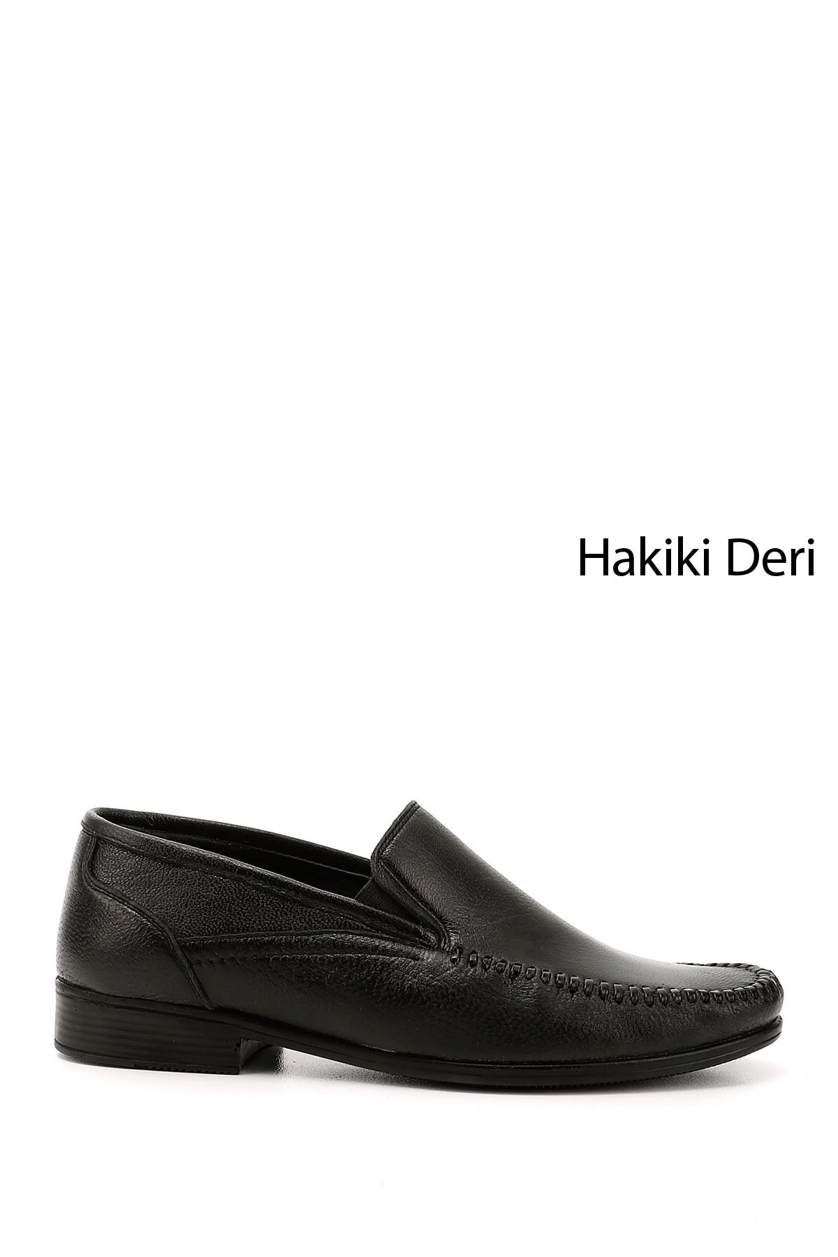 GÖNDERİ(R)-Черни мъжки обувки от естествена кожа 1