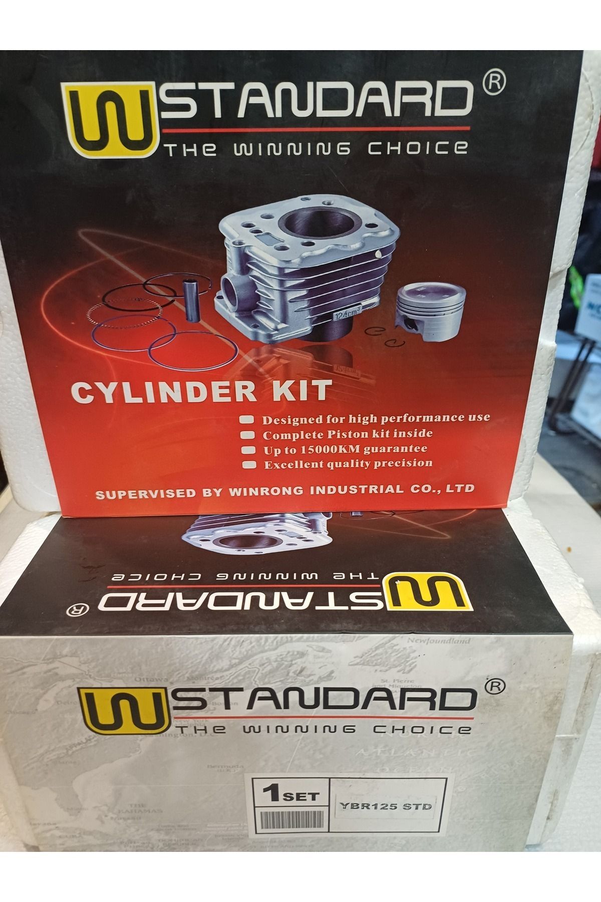 İtimat YBR125/5VL silindir piston sekman set 0EM standard