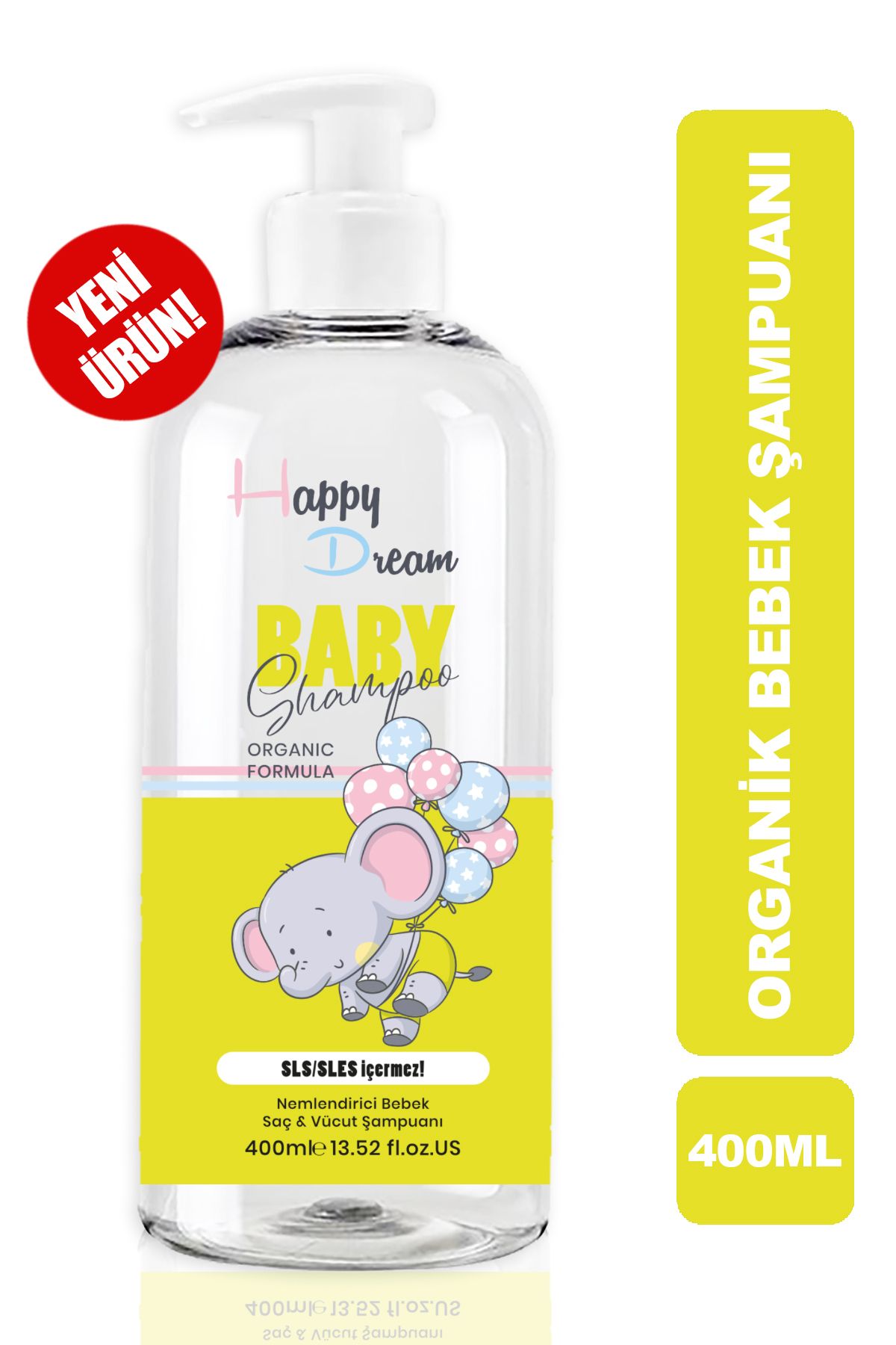 Happy Dream Göz Yakmayan Bebek Şampuanı 400ML