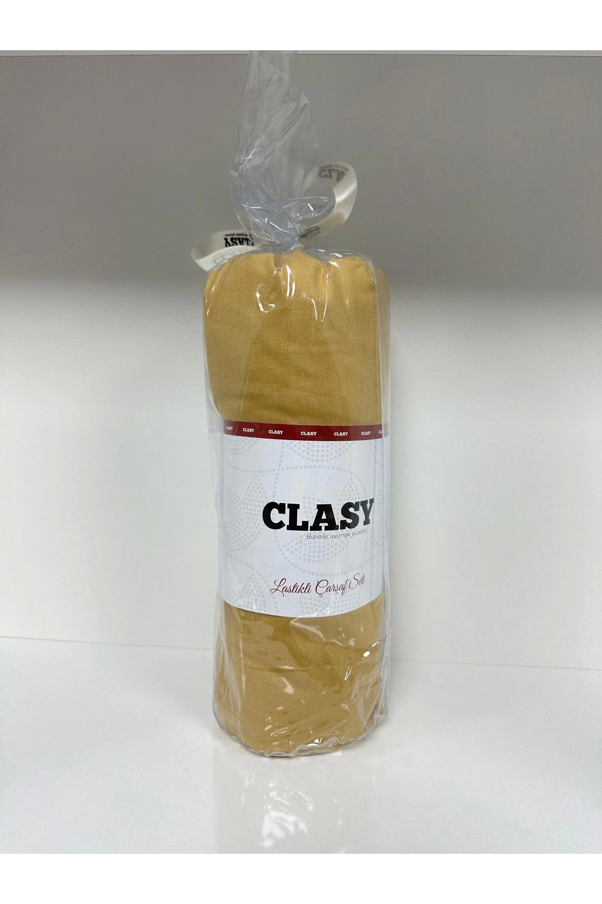 Clasy-Ranforce Single Mustard Sheet Set - Elastic 1