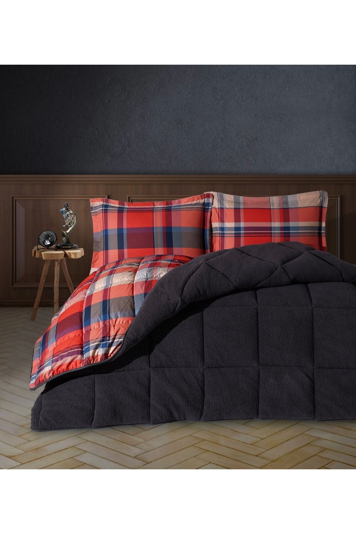 Clasy-Wellsoft Quilt Set Single Life Is V1 Smoked 2