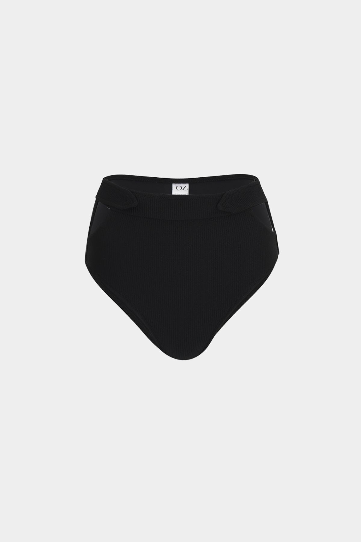 Premium Textured High Waist IDUNN Fit Women's Bikini Bottom