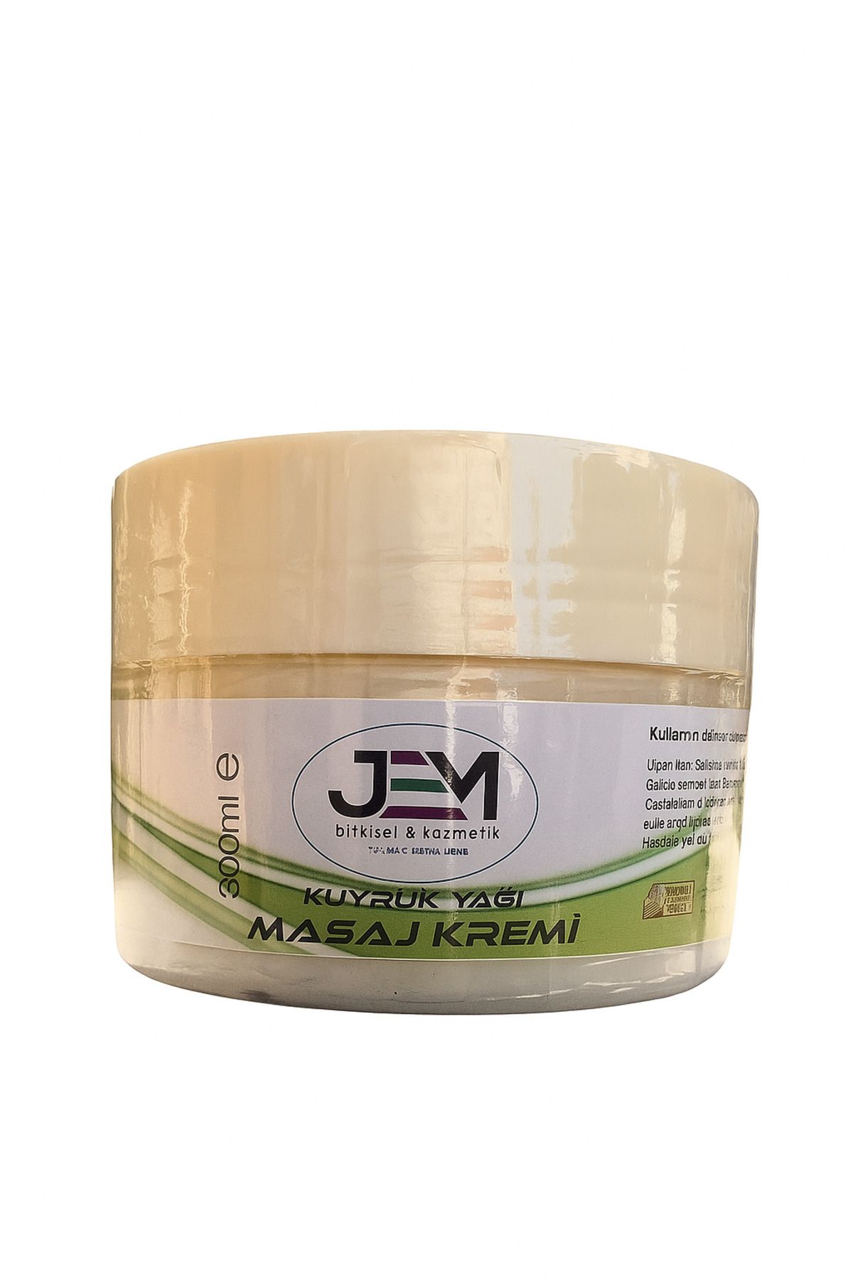 Jem Kozmetik Bitkisel Kuyruk Yağı Kremi 300 ML -TAIL FAT CREAM