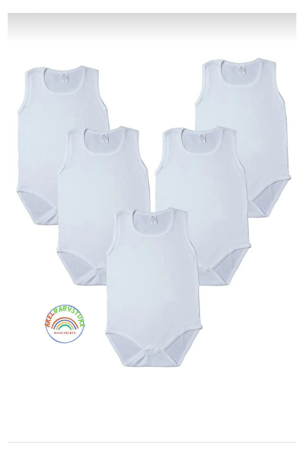 ARELSTORE Bebek Badi Çıt Çıtlı Zıbın 5'li Paket fotoğrafı 2 (önizleme)