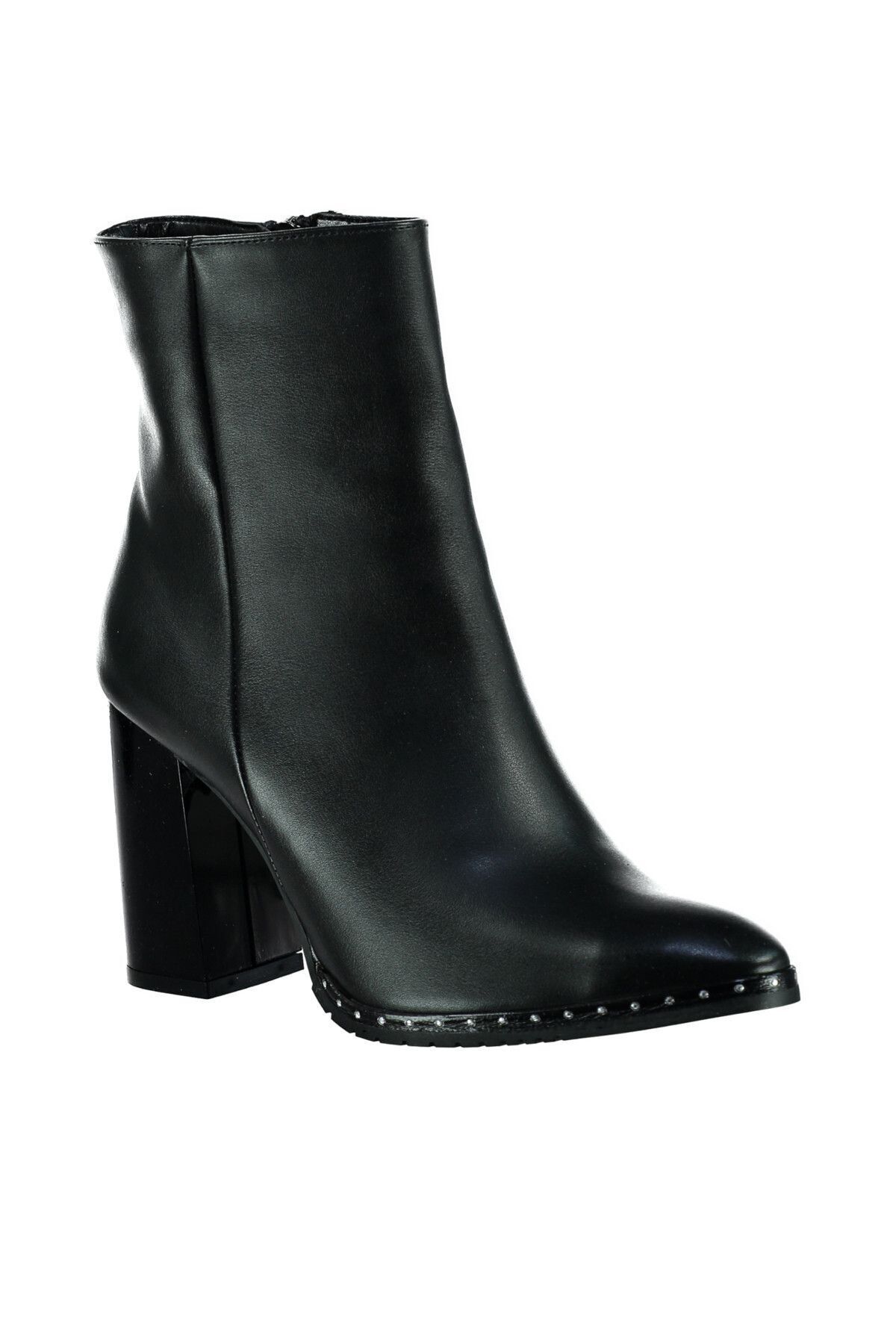 Fox Shoes-Μαύρα γυναικεία μποτάκια C654088209 3
