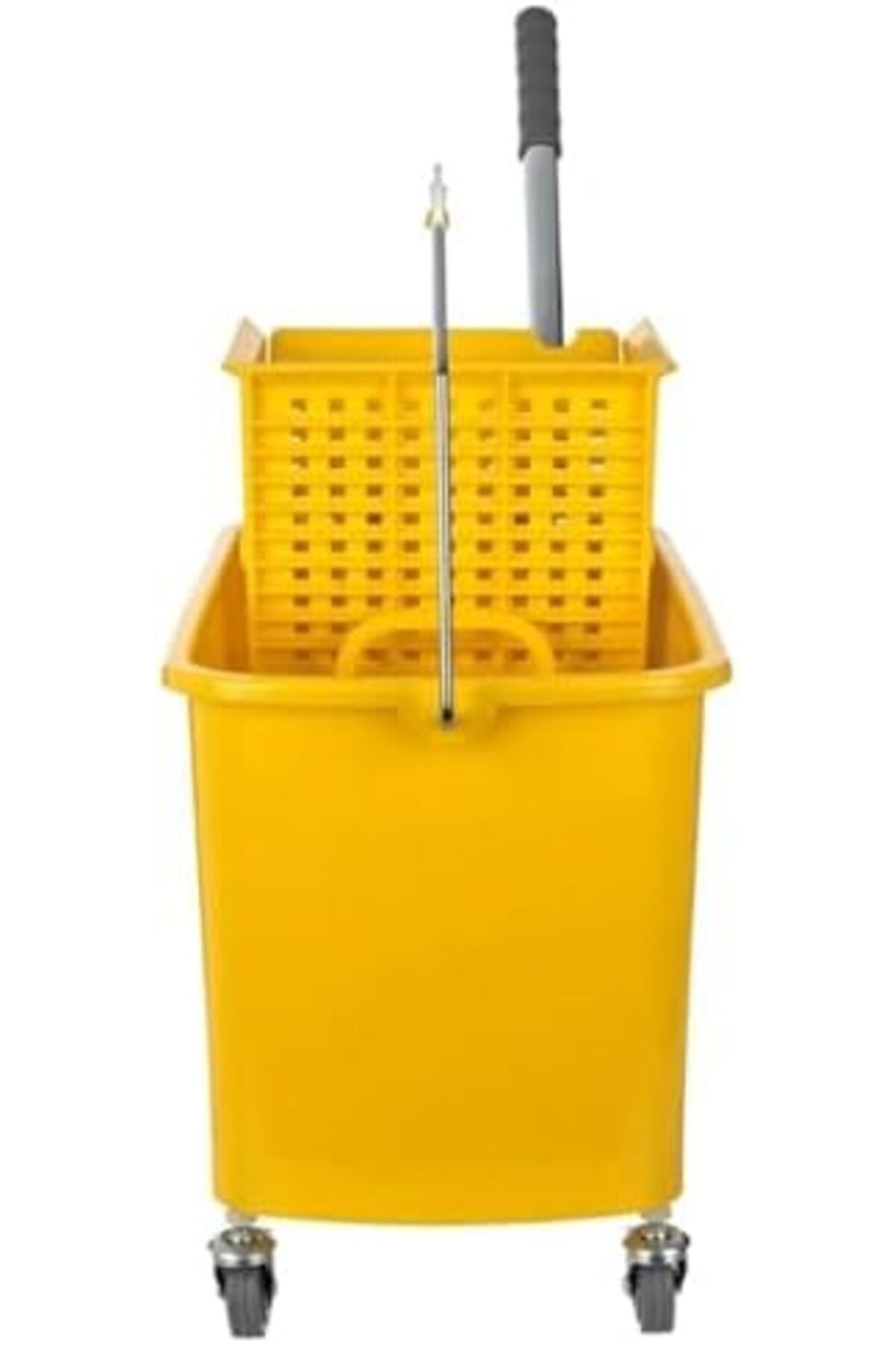 دلو ممسحة بعجلات وضغط جانبي من بونكا – دلو تنظيف احترافي للمنازل والفنادق والمستشفيات 20 لتر