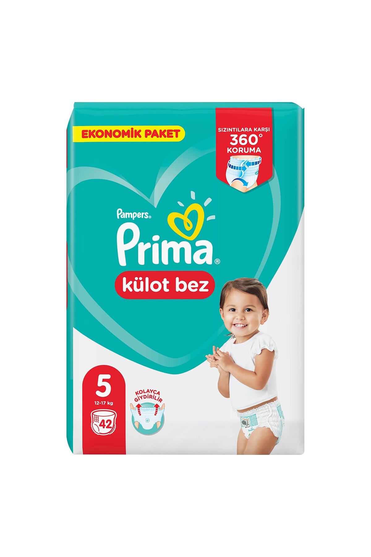 Prima Külot Bez 5 Beden 42 Adet Junior Ekonomik Paket fotoğrafı 2 (önizleme)