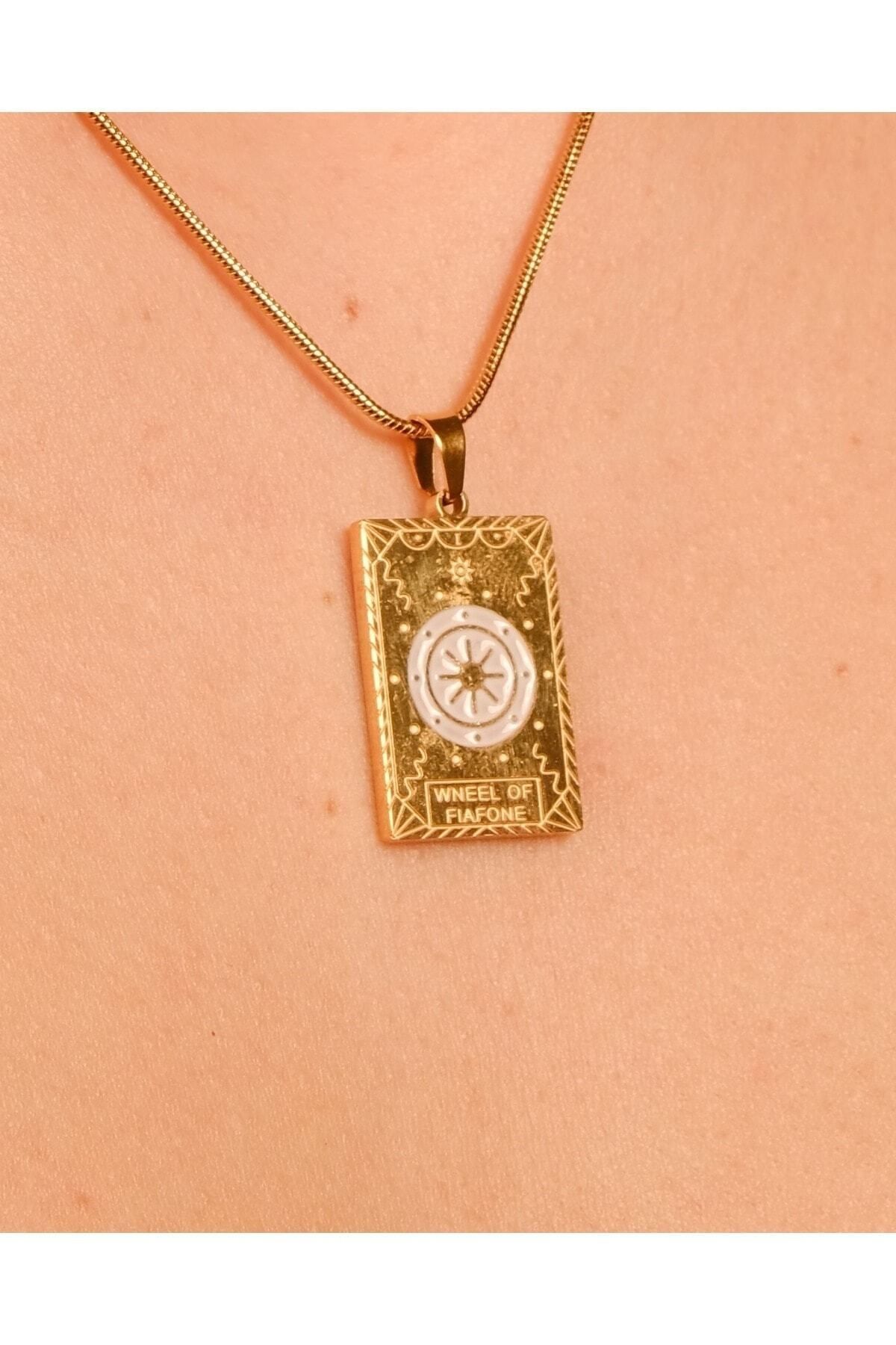 Lekka Design-Women's Jewelry Tarnish Free Steel Jewelry Tarot Necklace 7