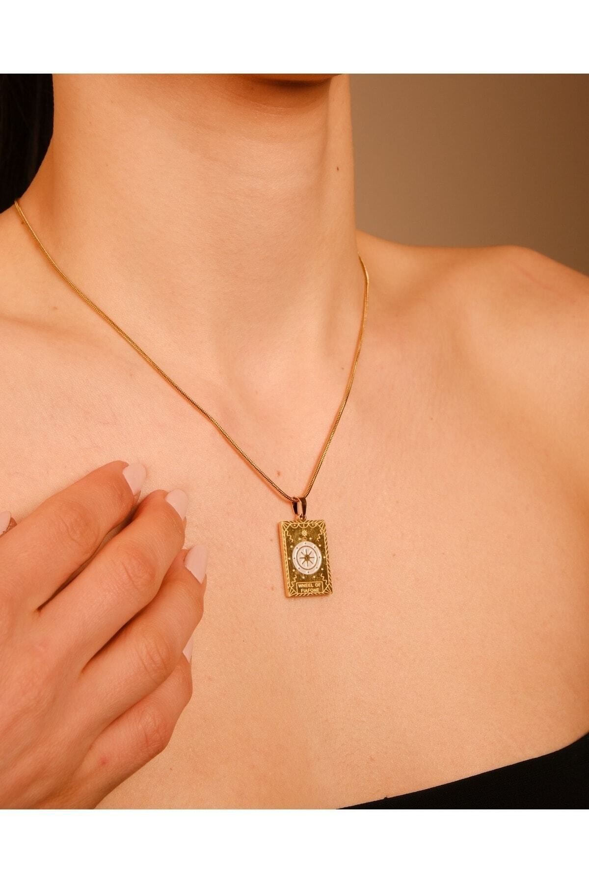 Lekka Design-Women's Jewelry Tarnish Free Steel Jewelry Tarot Necklace 3