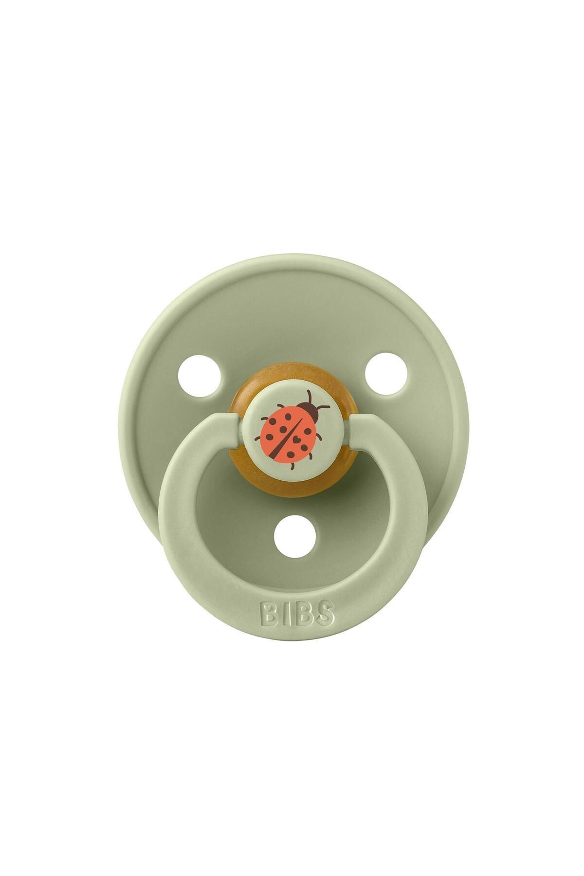 Bibs Studio Colour Ladybug Emzik-Sage 0-6 Ay