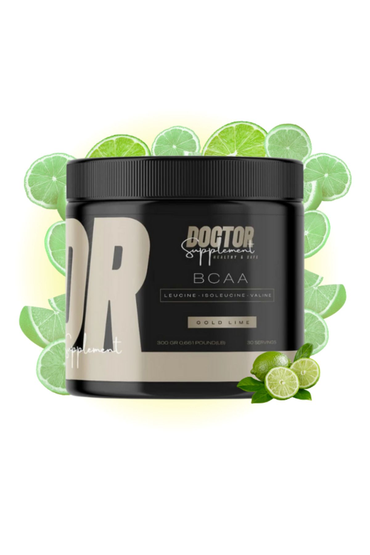 DR SUPPLEMENT Golden Bcaa 300 gram 30 Servis Special Cool Lıme Aromalı