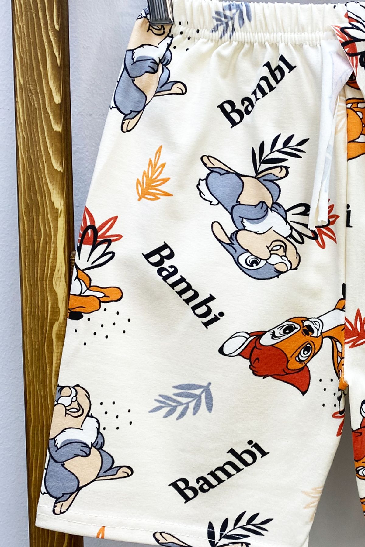 HÇM-Girl's Shorts Printed with Elastic Waist A19 3