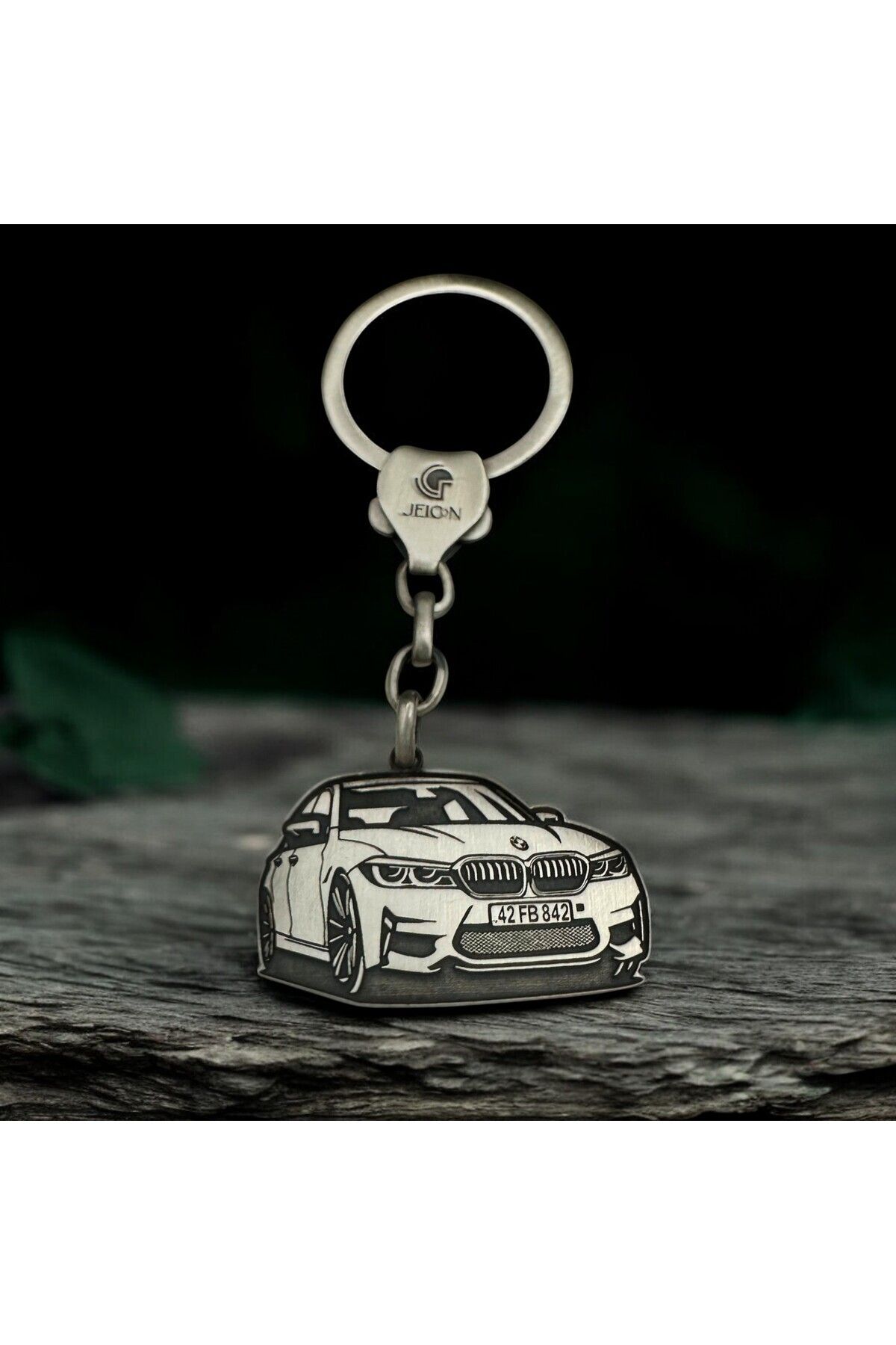 JEICON ATELIER Özelleştirilebilir BMW Anahtarlık 925 Ayar Gümüş