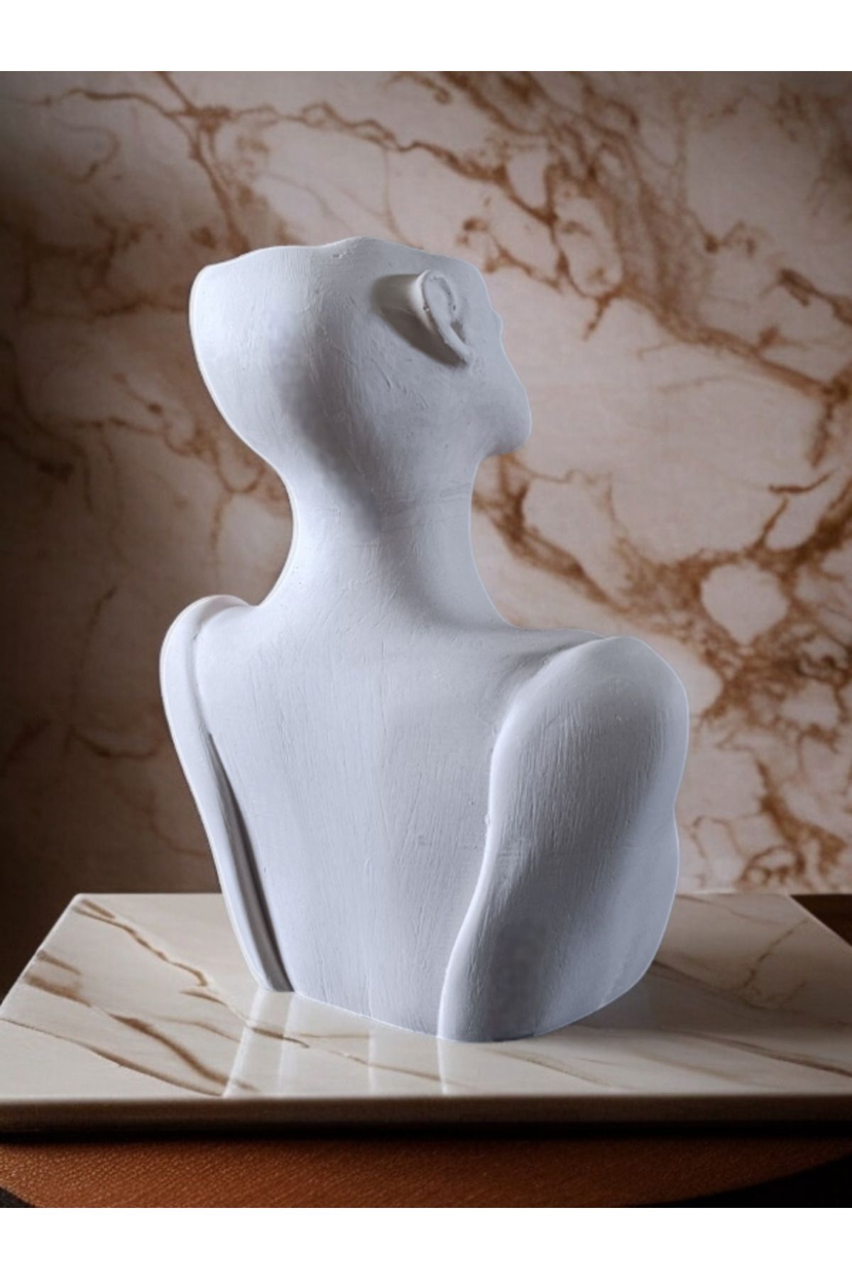 Rowan Sanat Minimalist Soyut Sanat Heykeli El Yapımı Dekorasyon Ürünü Büst Obje Biblo Ev Ofis Oturma Odası Dekor