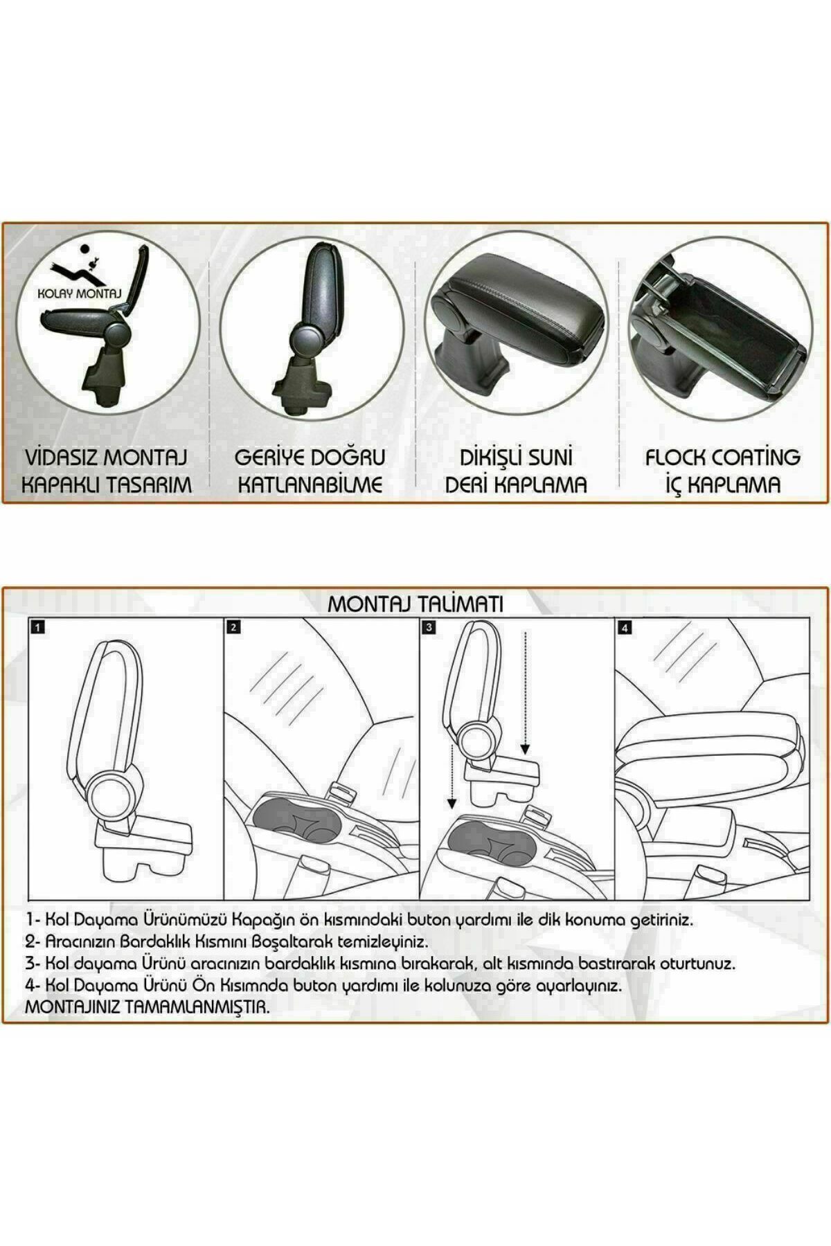 Niken-Peugeot 208 - Center Console with Screwless Armrest 4