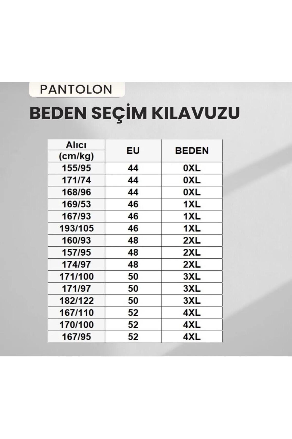 Genel Markalar KADIN KOYU GRİ DENİM PANTOLON BÜYÜK BEDEN görsel 4