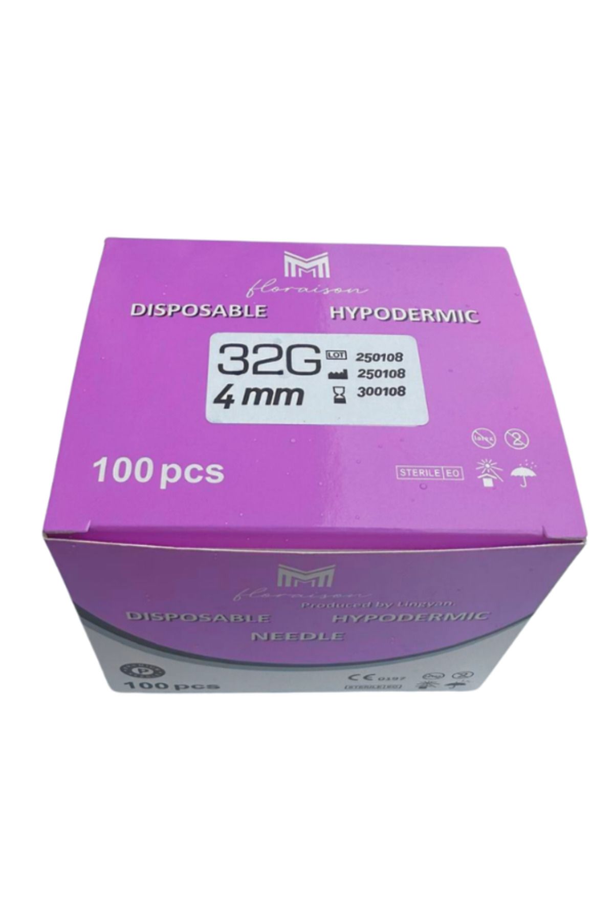 Floraison Medikal 32G x 4 MM Mezoterapi Enjektör Ucu (100 Adet)