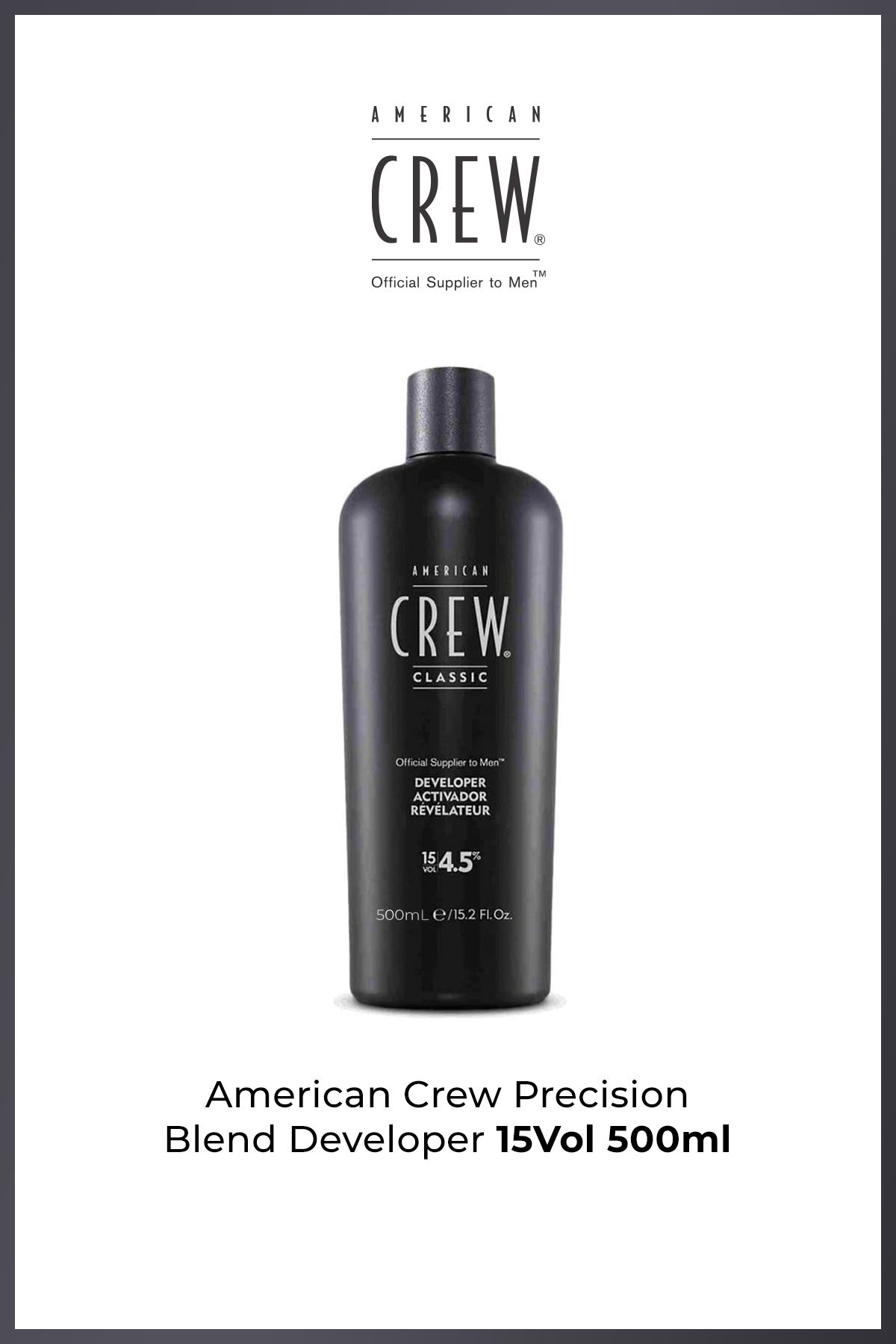 American Crew AC PRECISION BLEND DEVELOPER 15VOL 500ml