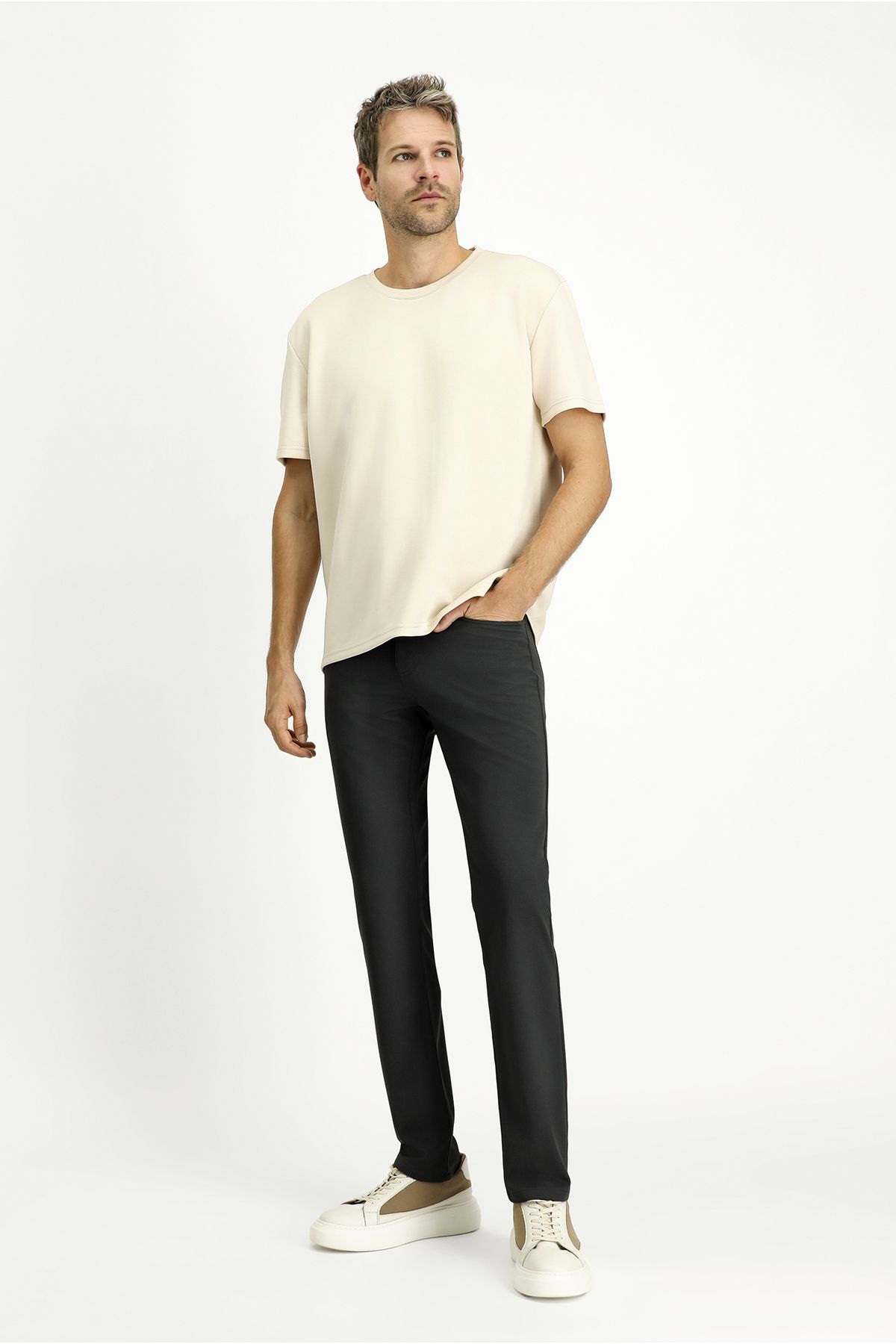 POLO CLUB Relax Fit Rahat Kesim Kanvas / Chino Pantolon