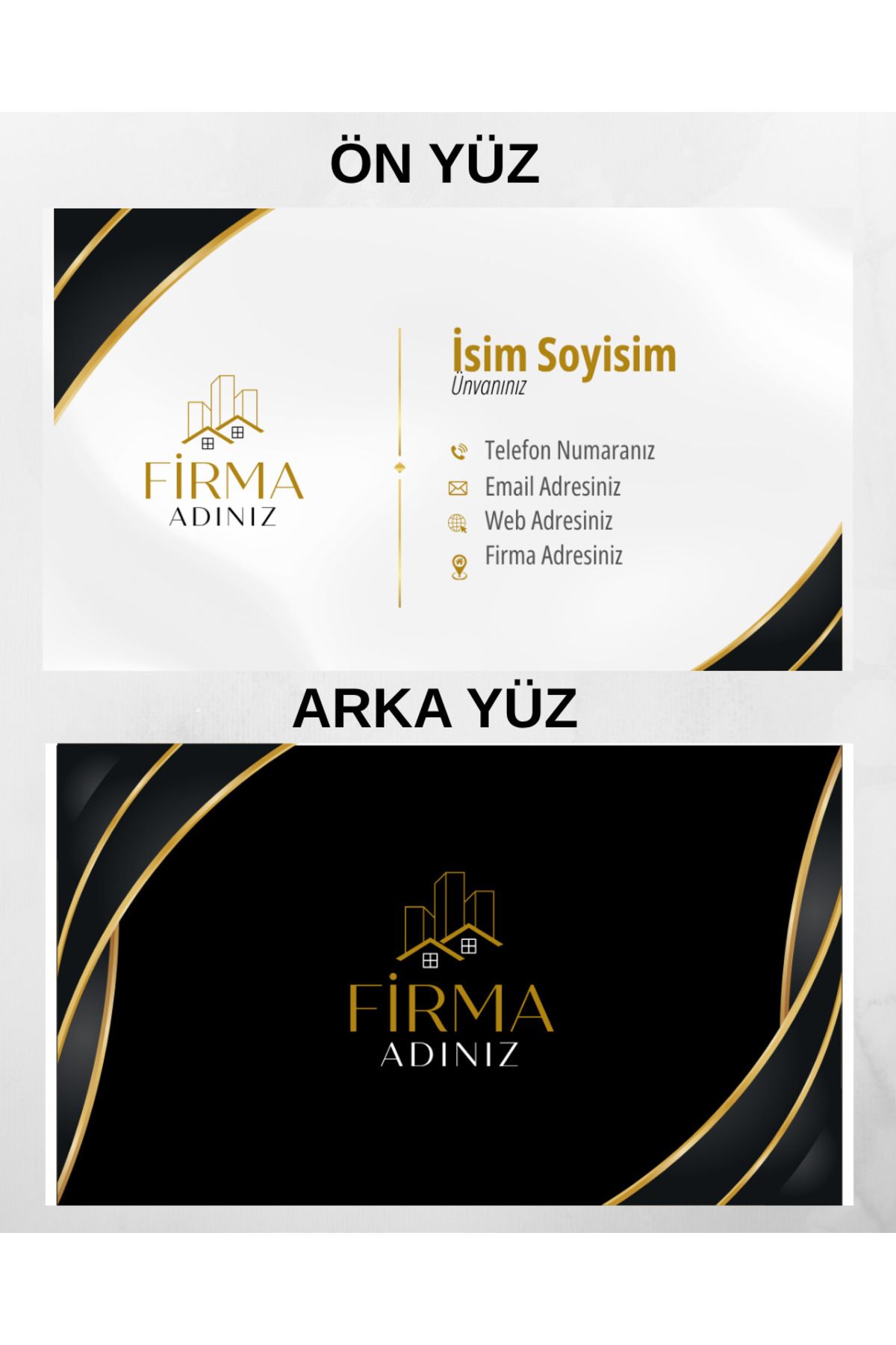 Dekorella Kişiye Özel Kartvizit Tasarımı ve Baskısı – 1000 Adet – 350 gr Mat veya Parlak – 85x55 mm