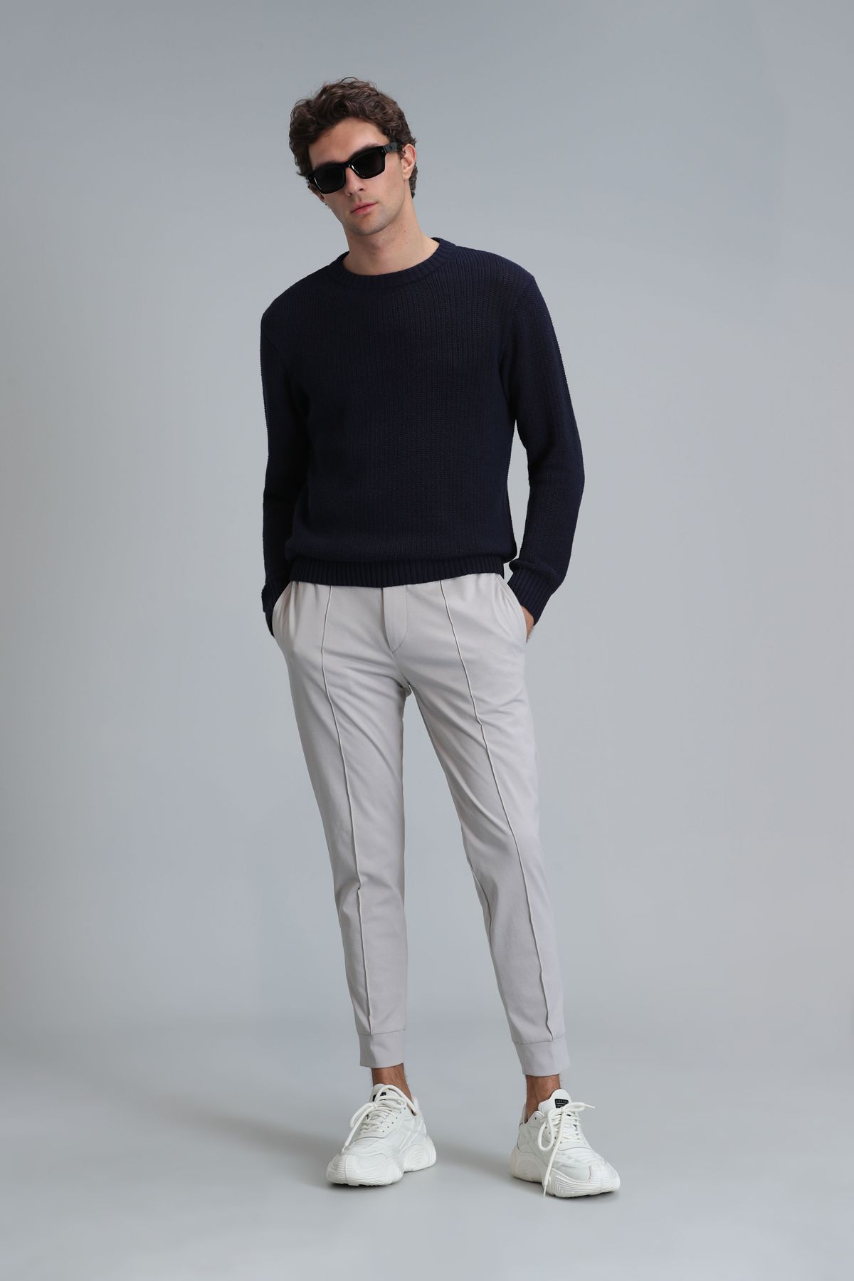 Lufian-Pito Jogger Pants Tailored Fit Stone 5