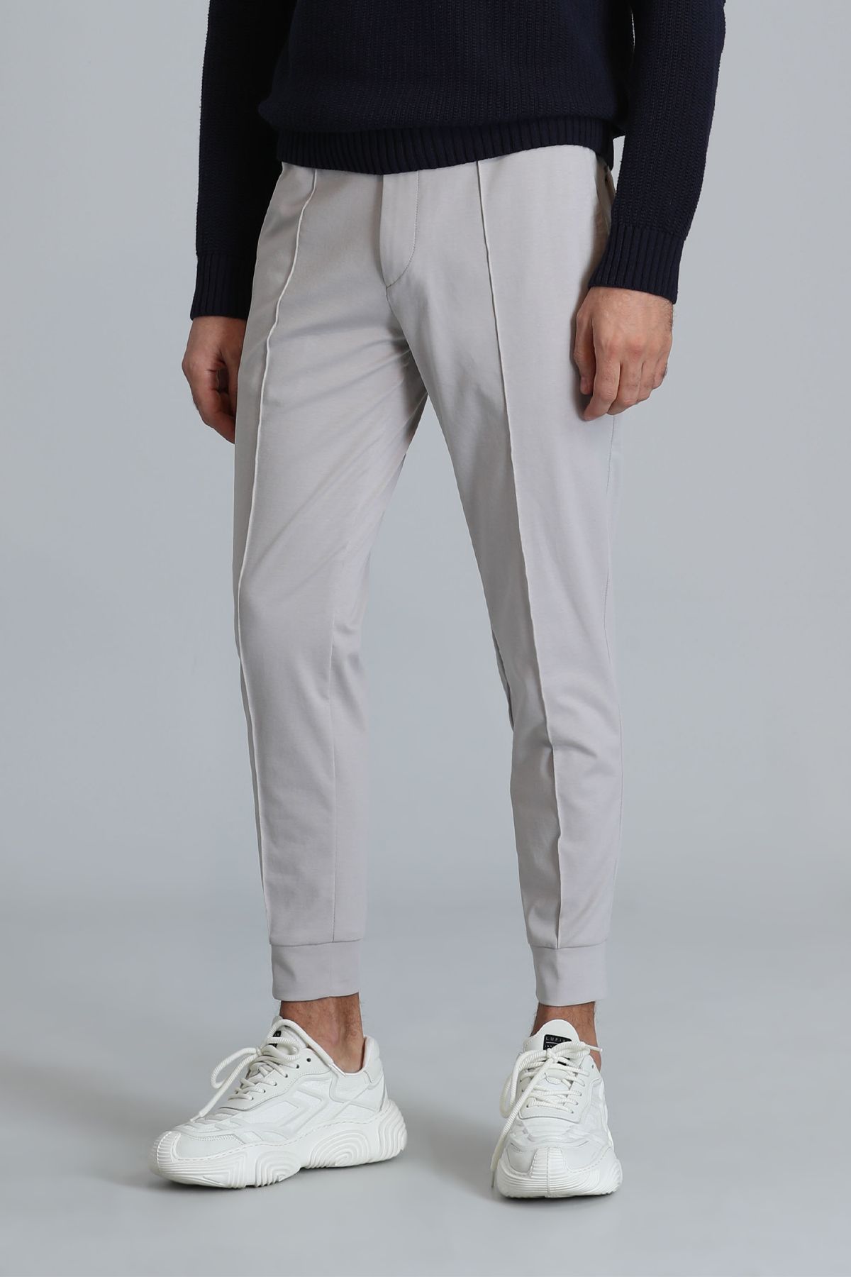 Lufian-Pito Jogger Pants Tailored Fit Stone 2